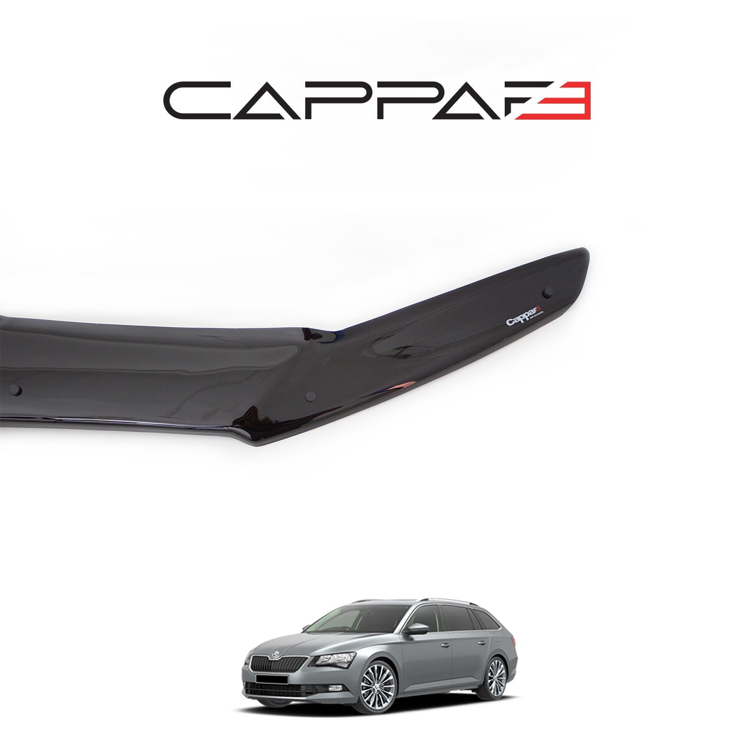 Skoda SuperB 2013 Onwards Rear Bumper Sill Protector 4mm