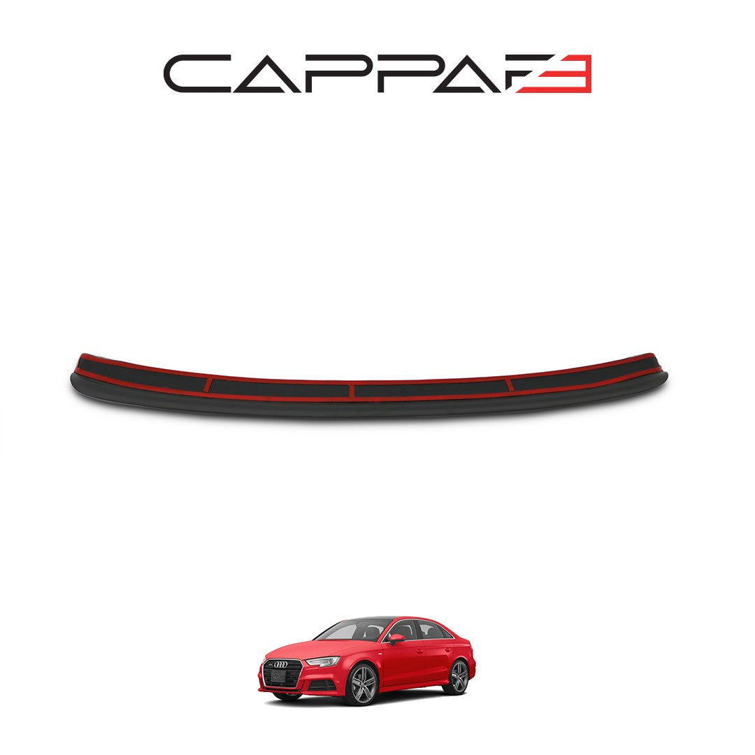 Audi A3 2016 - 2020 Rear Bumper Sill Protector Gloss