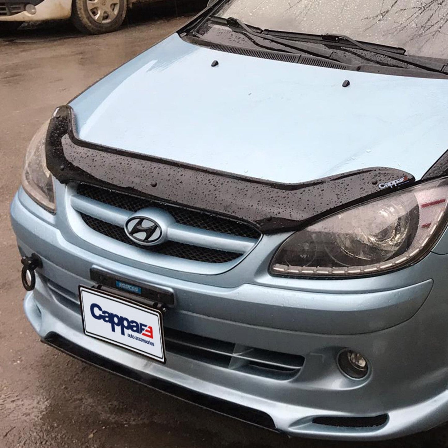 Hyundai Getz 2006 - 2011 Rear Bumper Sill Protector 3mm