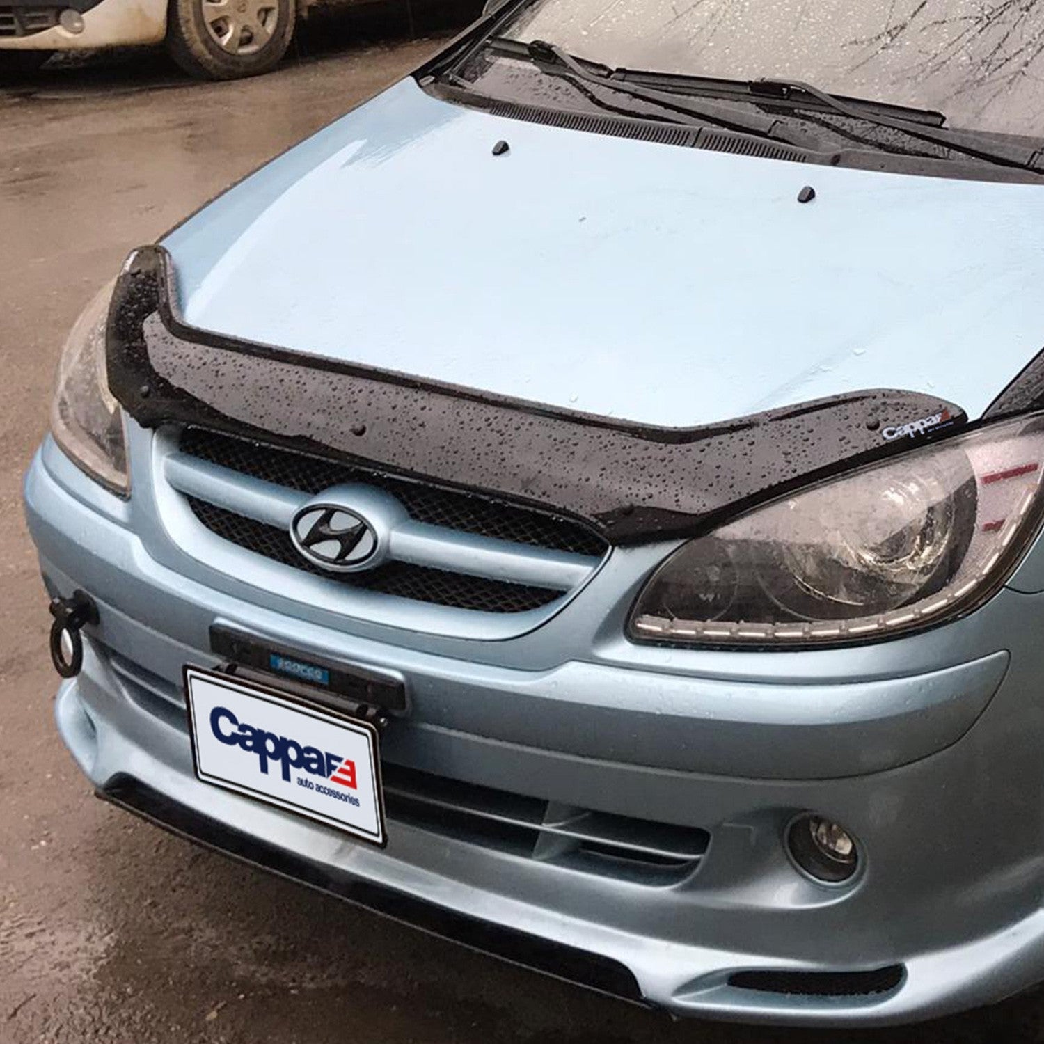 Hyundai Getz 2006 - 2011 Rear Bumper Sill Protector 3mm
