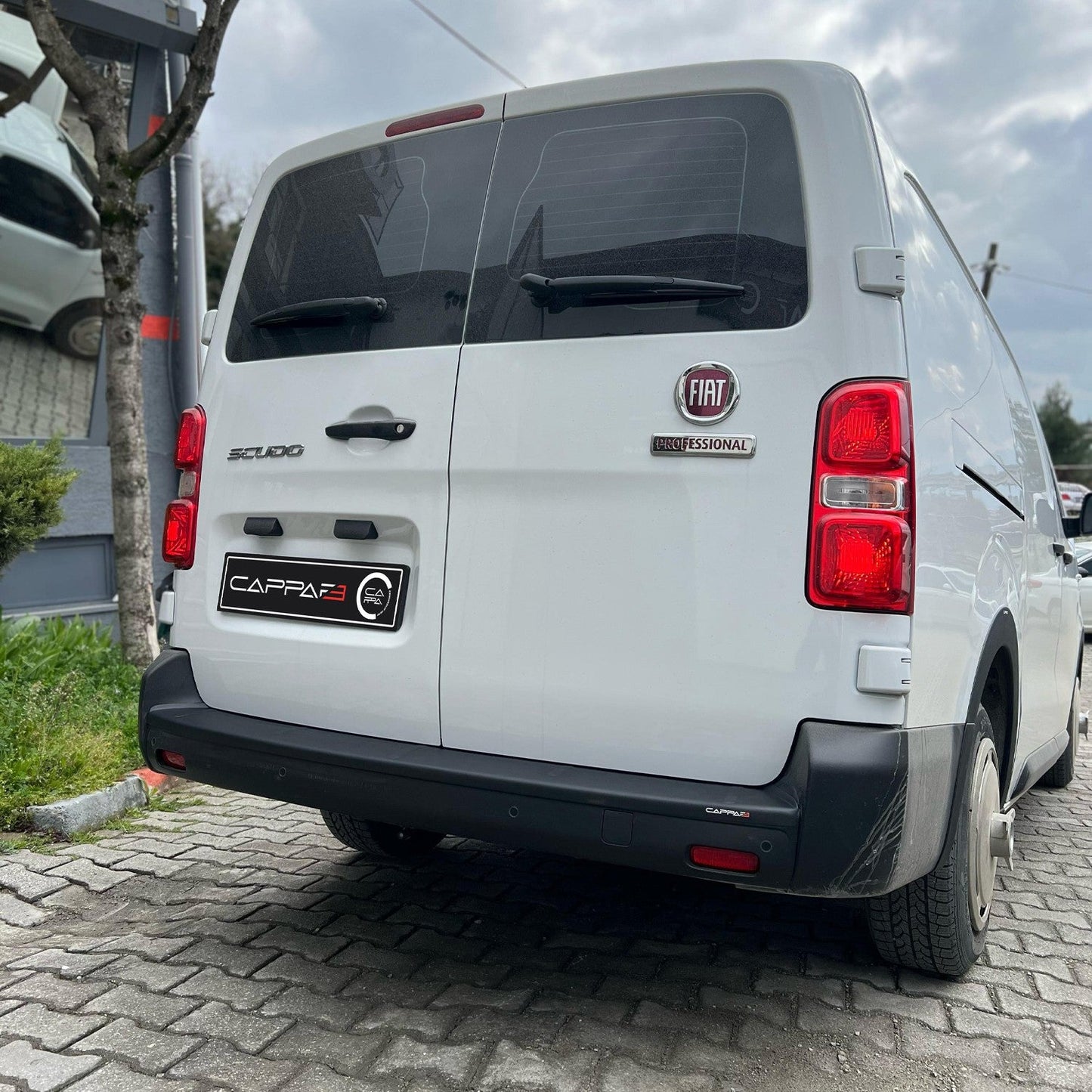 Fiat Scudo 2023 Onwards Rear Bumper Sill Protector Gloss