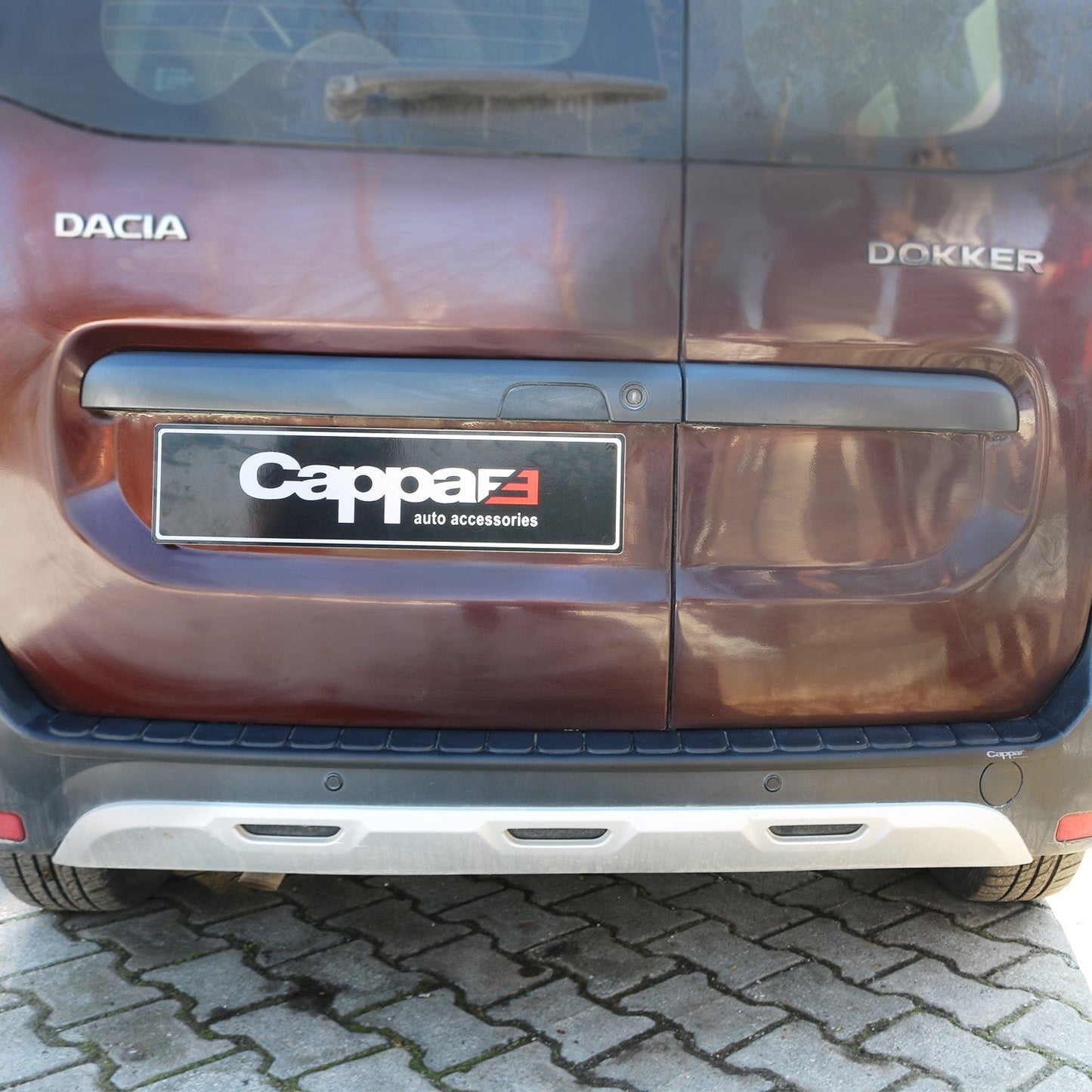 Dacia Dokker 2013 Onwards Rear Bumper Sill Protector Matt