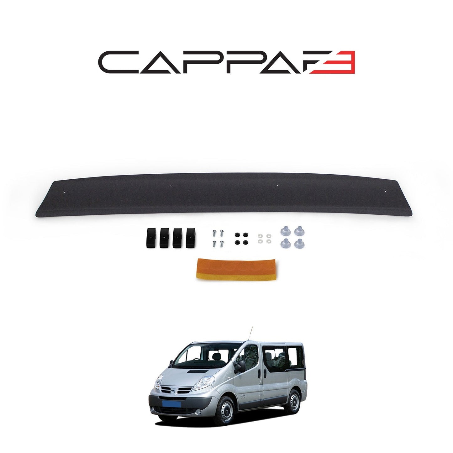 Nissan Primastar 2001 - 2014 Bonnet Deflector 3mm