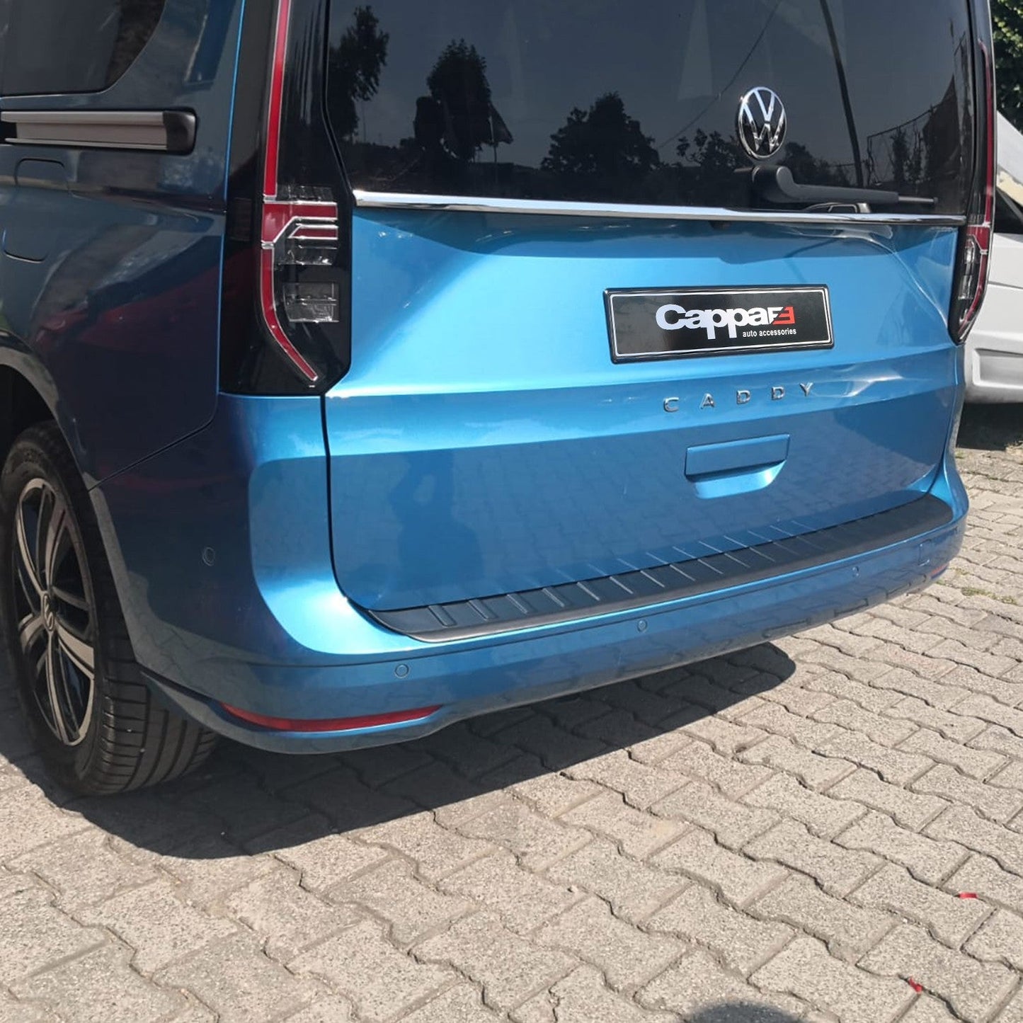 Volkswagen Caddy 2021 Onwards Rear Bumper Sill Protector Matt