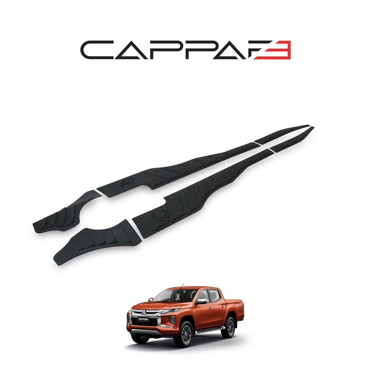 Mitsubishi L200 2019 Onwards Rear Bumper Sill Protector 6pcs