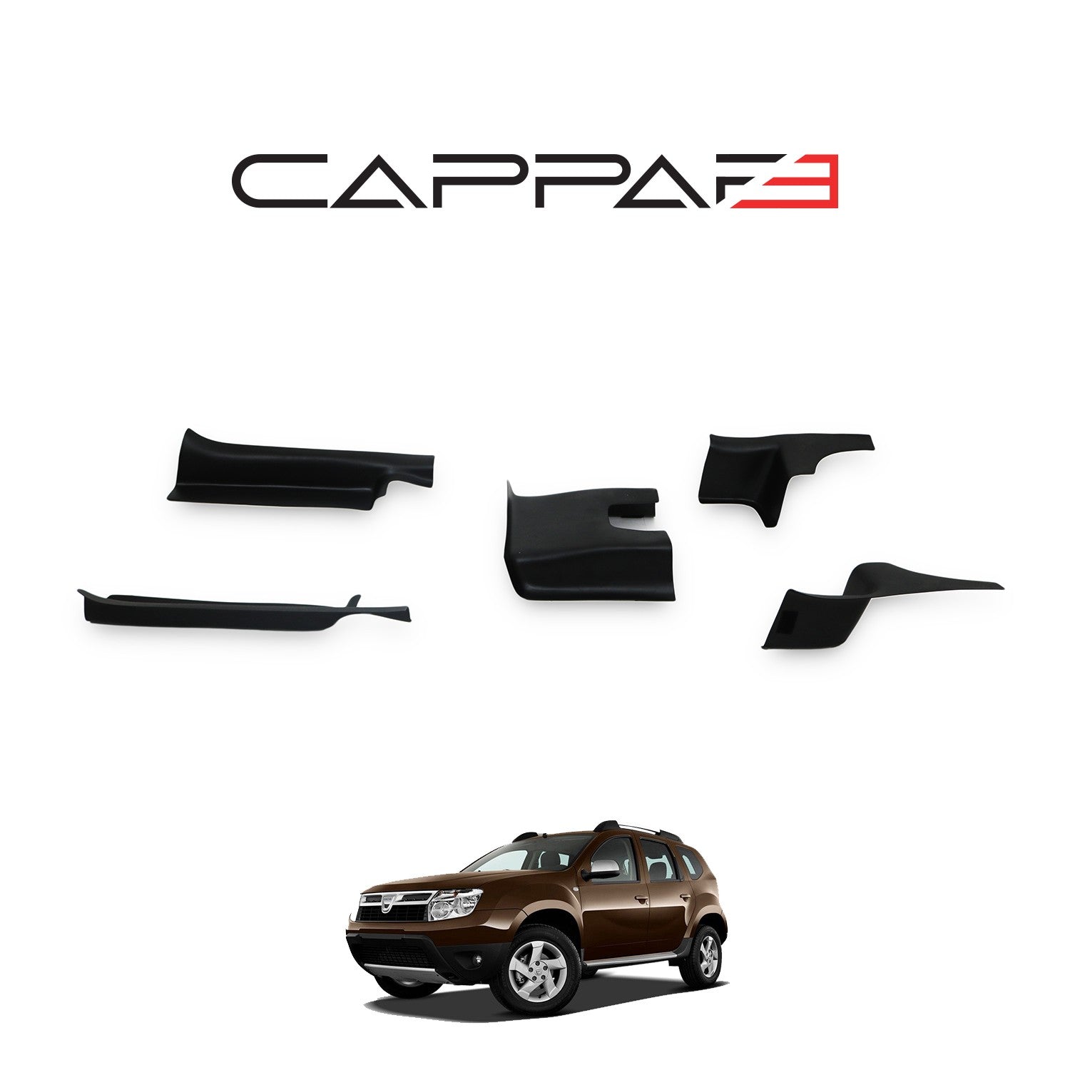 Dacia Duster 2010 - 2017 Interior Trim 5pcs