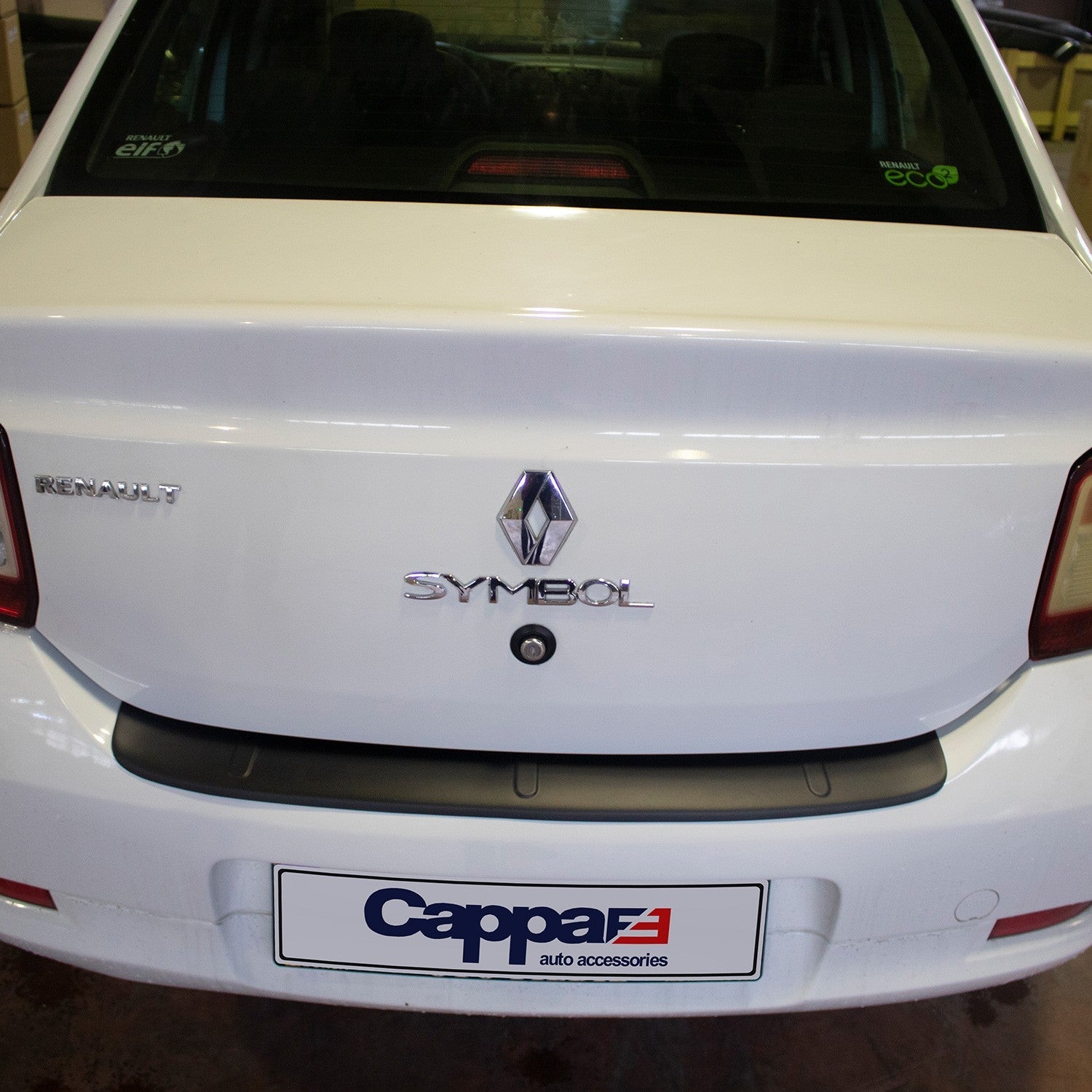 Renault Symbol 2013 Onwards Rear Bumper Sill Protector Matt