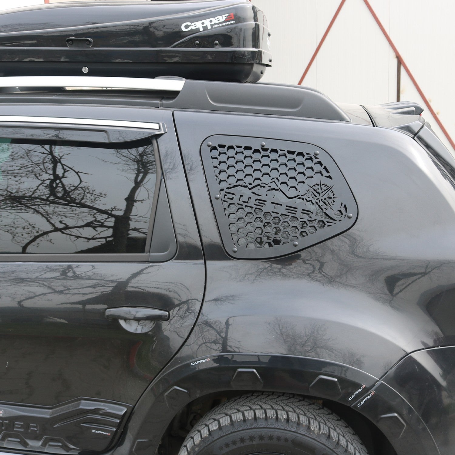 Dacia Duster 2010 - 2017 Metal Quarter Window 2pcs