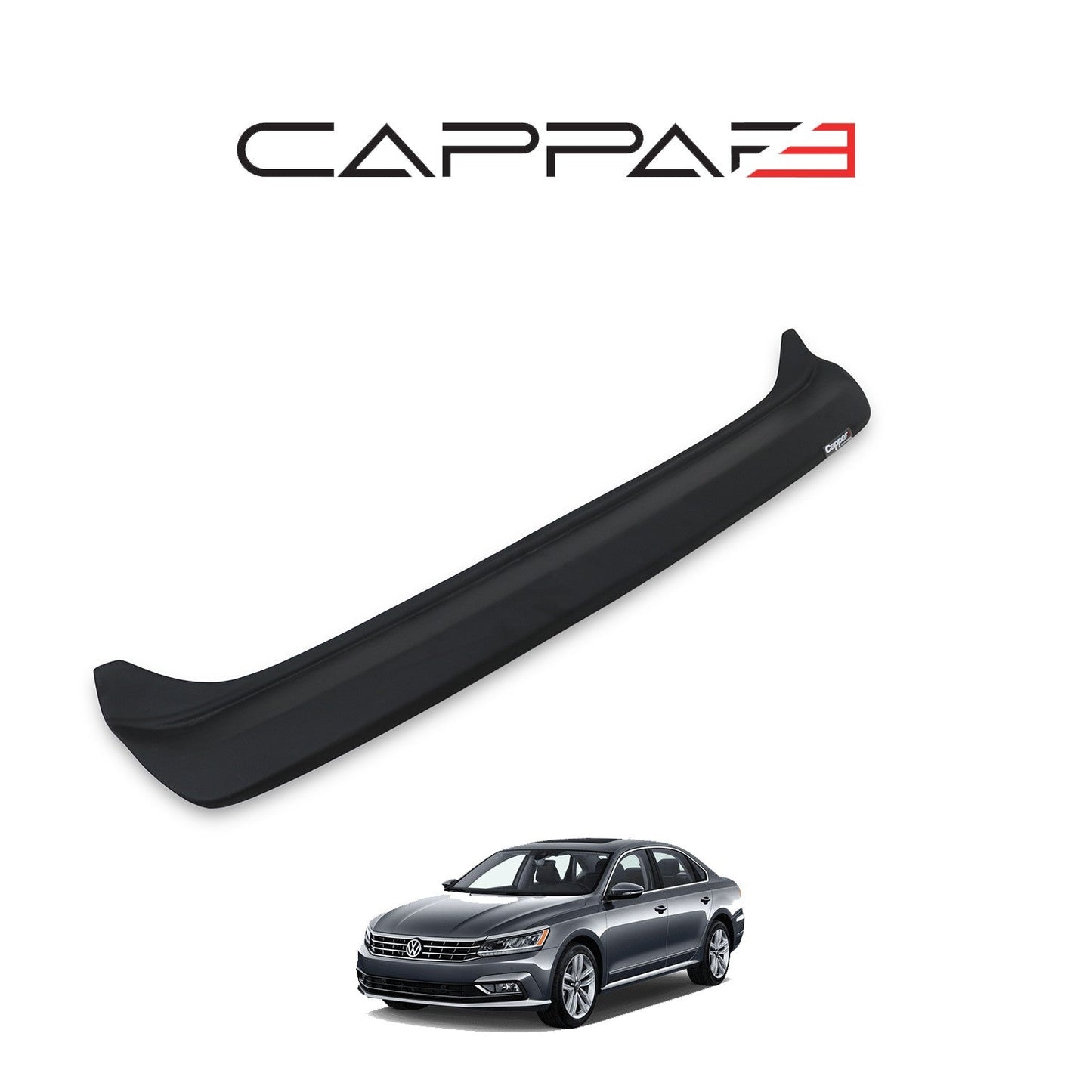 Volkswagen Passat 2015 Onwards Rear Bumper Sill Protector Matt