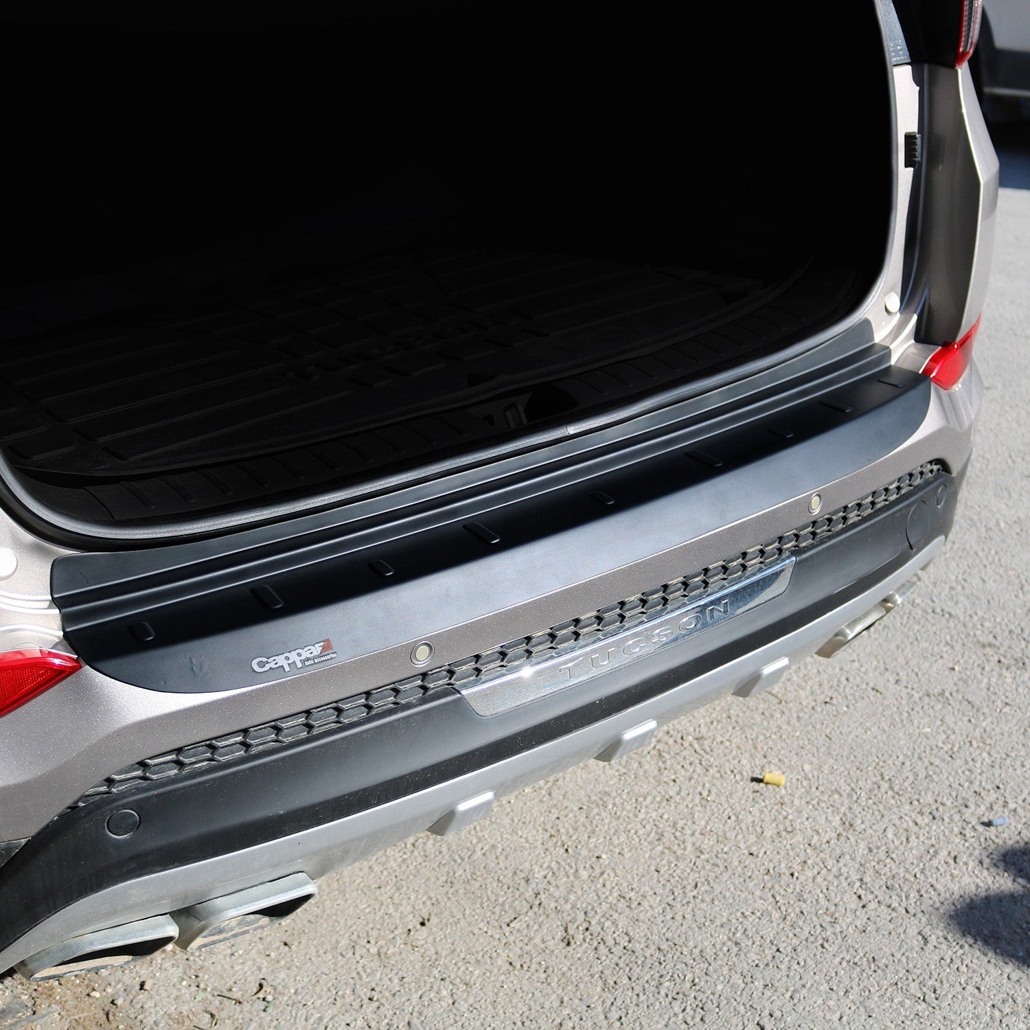 Hyundai Tucson 2016 - 2018 Rear Bumper Sill Protector Matt