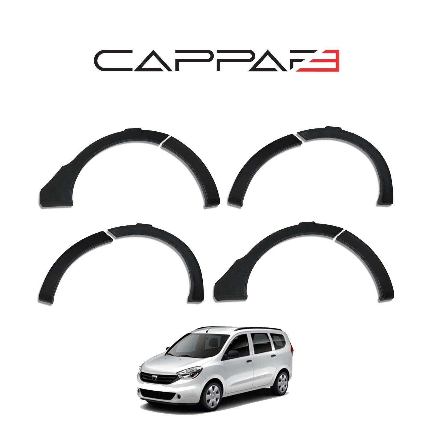 Dacia Lodgy 2013 Onwards Fender Flares 8pcs