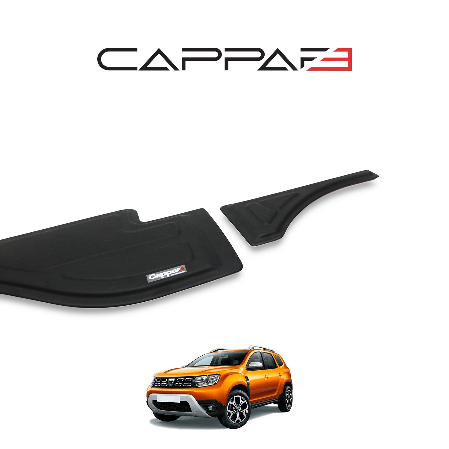 Dacia Duster 2018 - 2024 Rear Bumper Sill Protector 4pcs