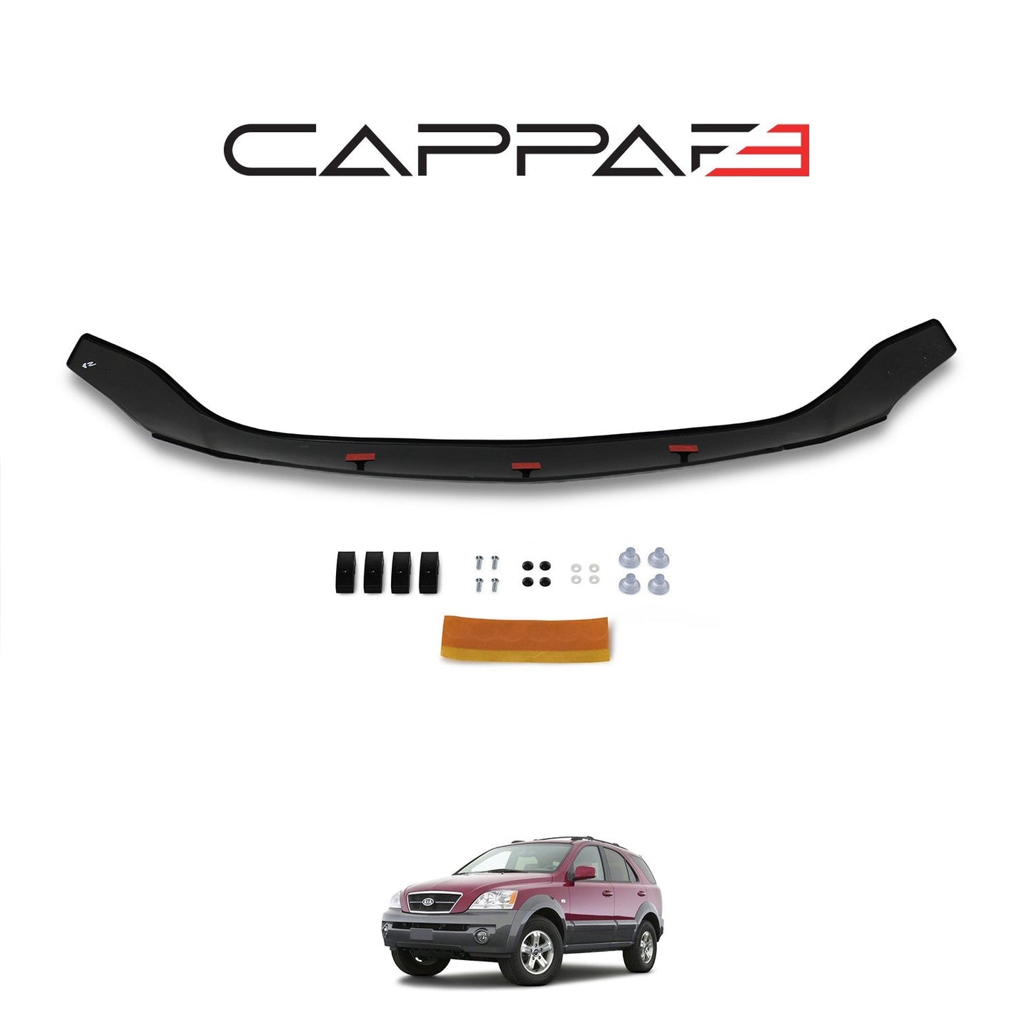 Kia Sorento 2002 - 2006 Bonnet Deflector 4mm