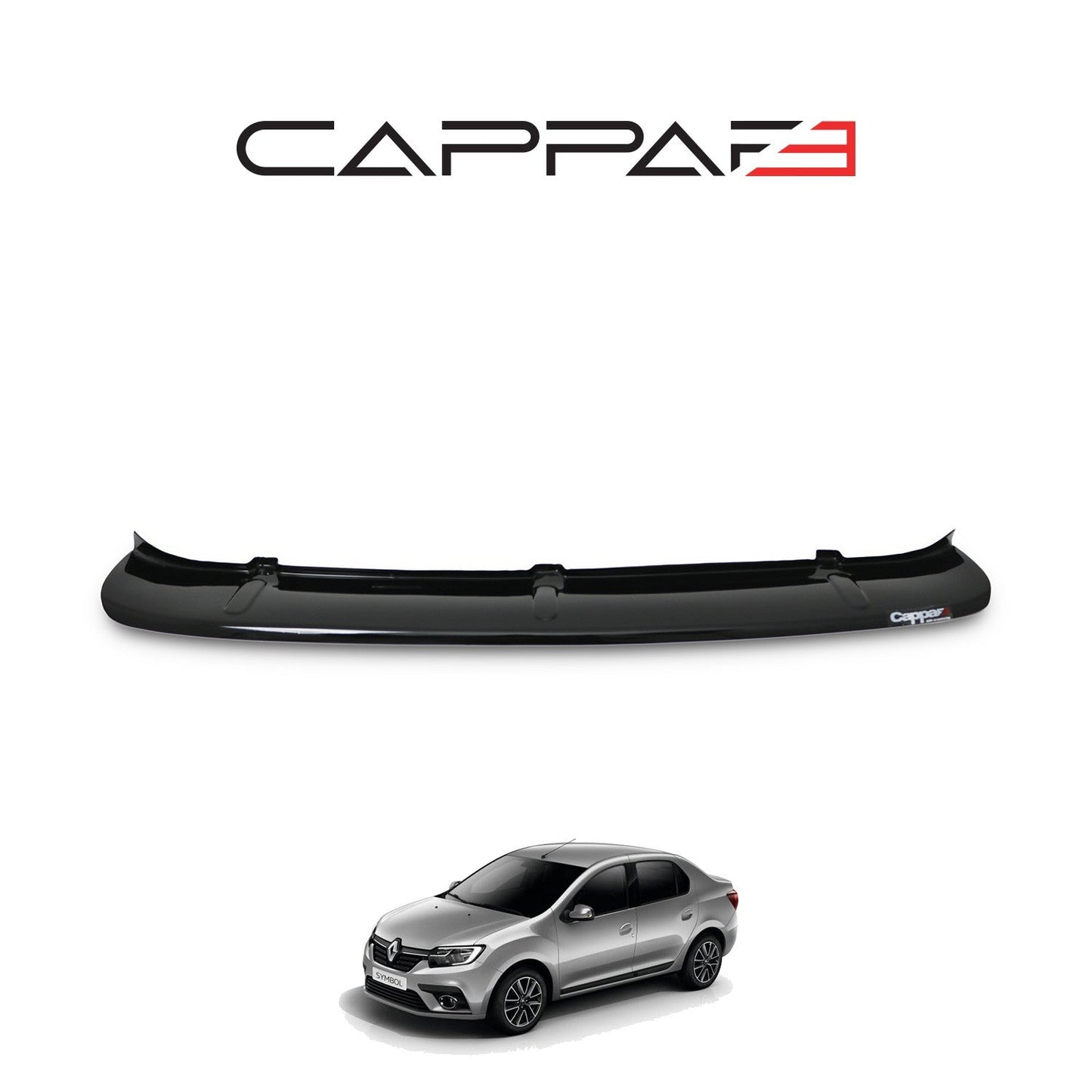 Renault Symbol 2013 Onwards Rear Bumper Sill Protector Gloss