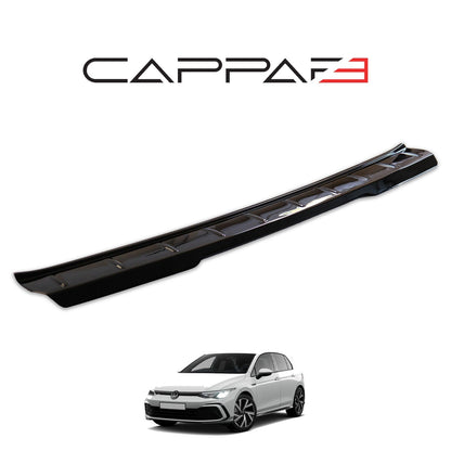 Volkswagen Golf 2021 Onwards Rear Bumper Sill Protector Gloss