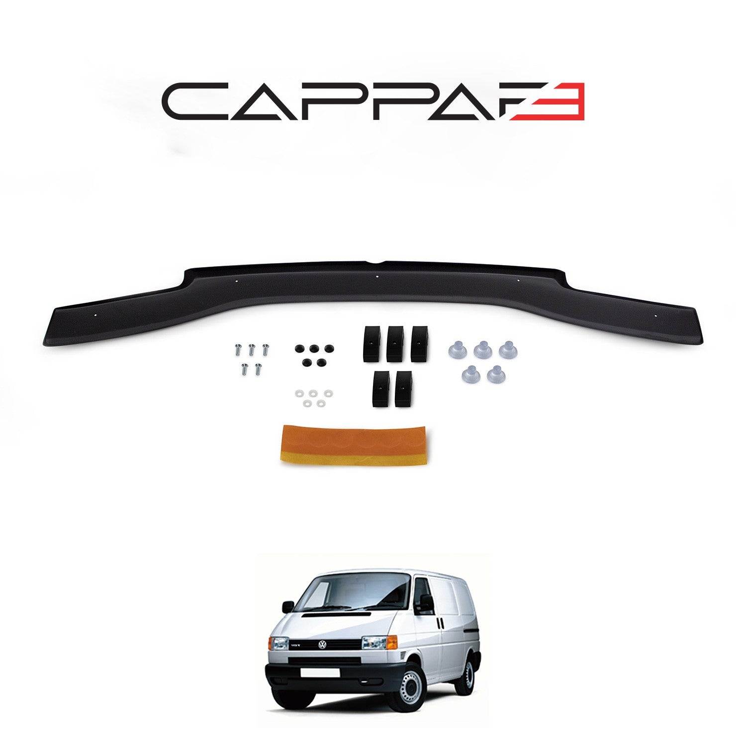 Volkswagen Transporter T4 1995 - 2003 Bonnet Deflector 4mm