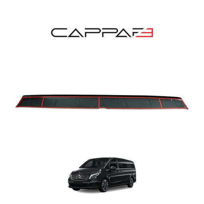 Mercedes V-Class 2019 Onwards Rear Bumper Sill Protector Gloss