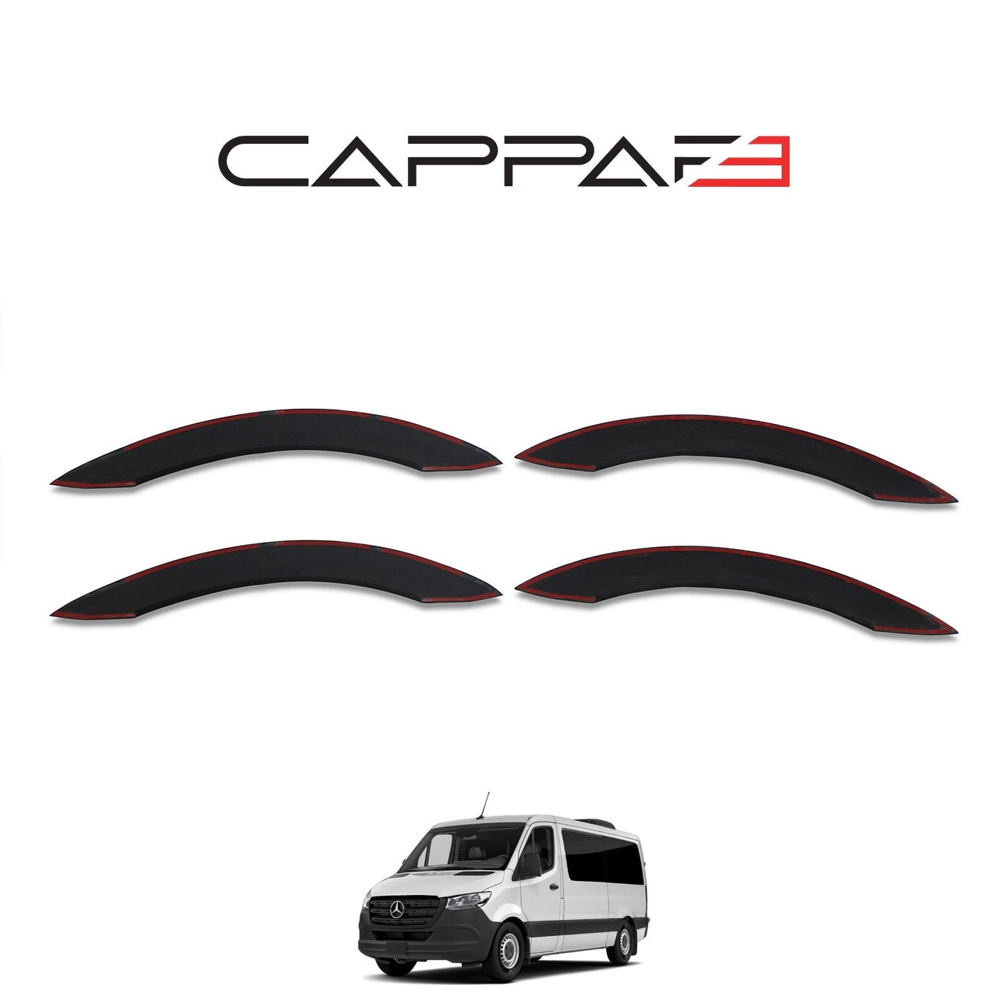 Mercedes Sprinter 2018 Onwards Fender Flares 4pcs
