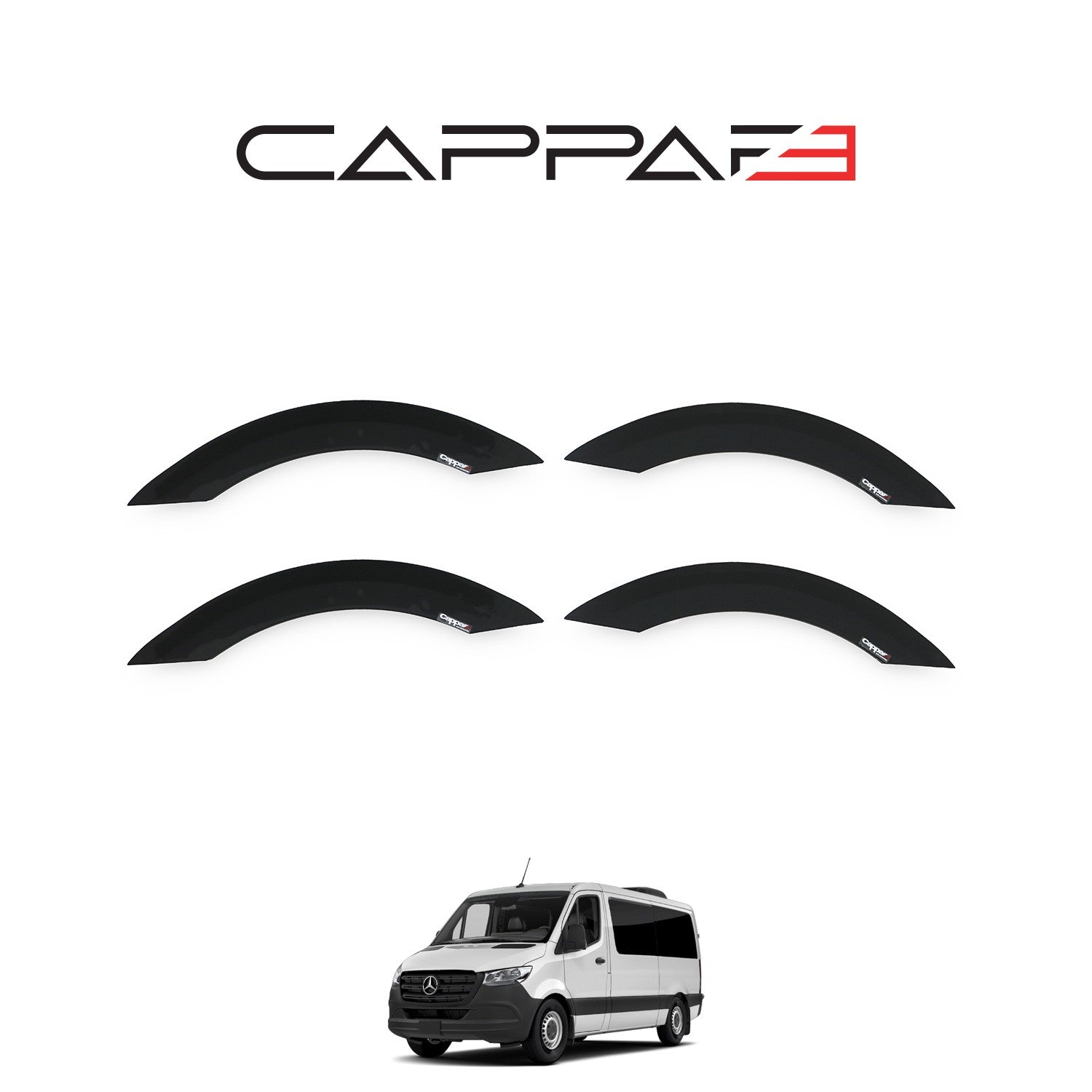 Mercedes Sprinter 2018 Onwards Fender Flares 4pcs