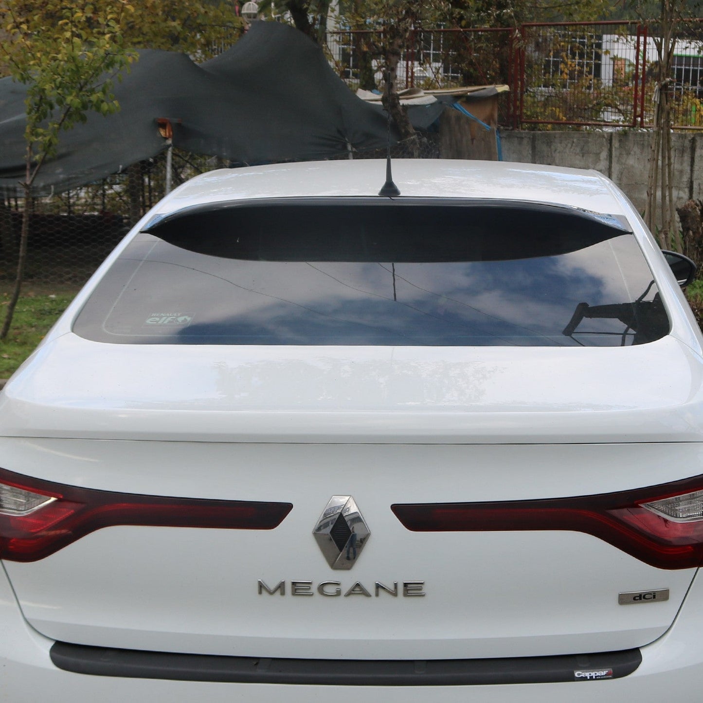 Renault Megane 2016 Onwards Rear Window Spoiler