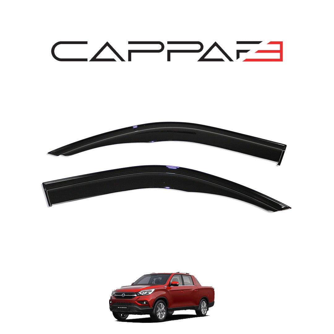 Ssangyong Musso 2021 Onwards Window Wind Deflectors
