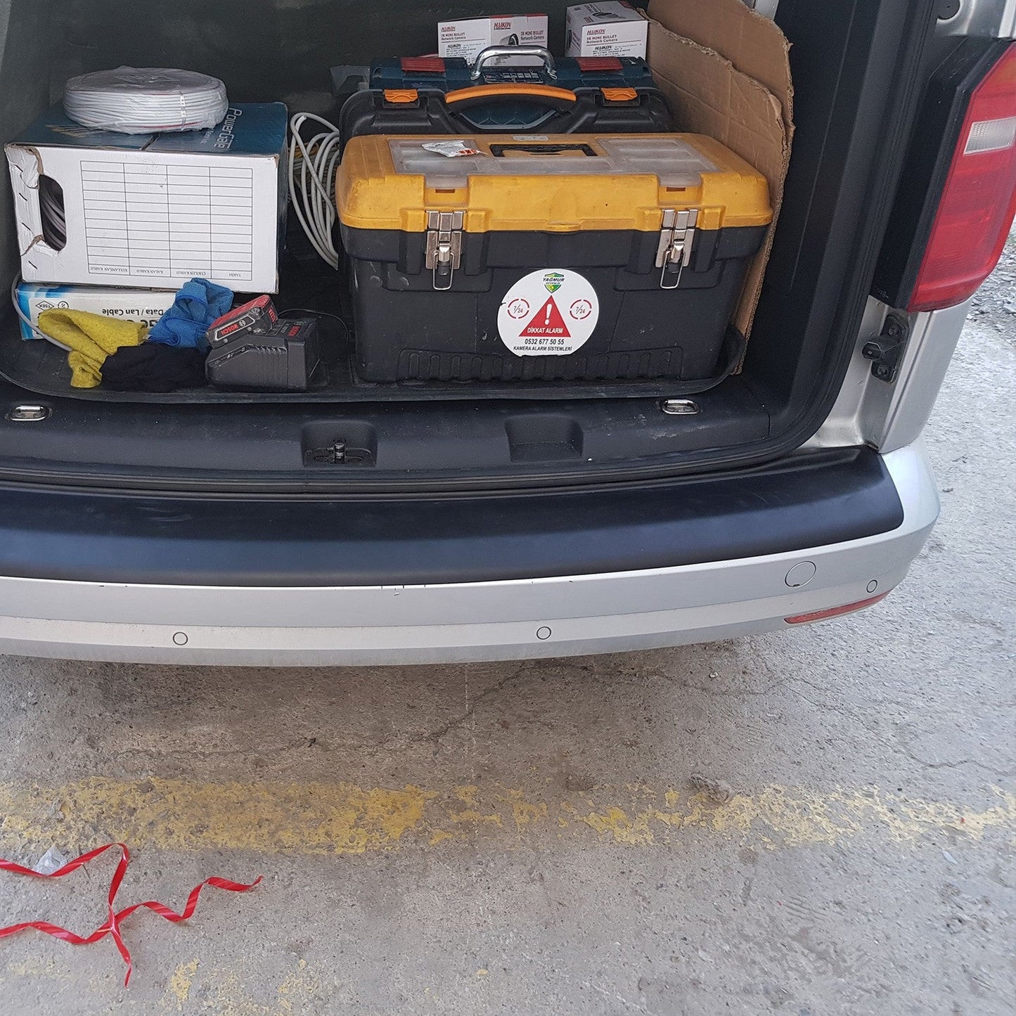 Volkswagen Caddy 2015 - 2020 Rear Bumper Sill Protector Matt