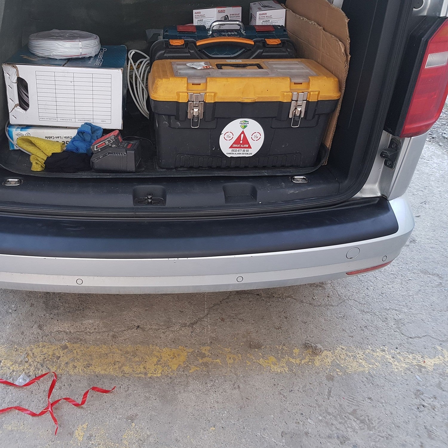 Volkswagen Caddy 2015 - 2020 Rear Bumper Sill Protector Matt