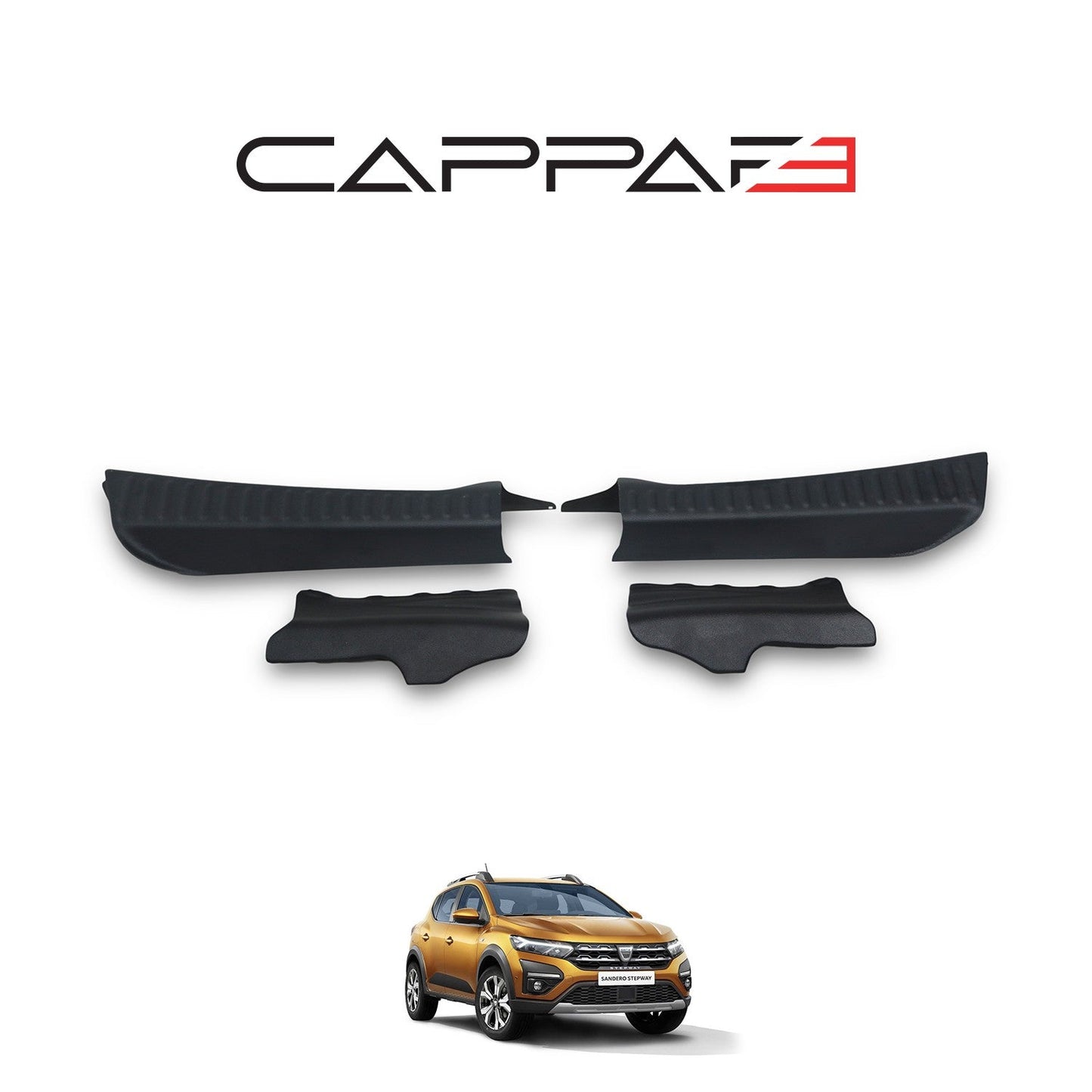 Dacia Sandero 2021 Onwards Boot Sill Protector 4pcs