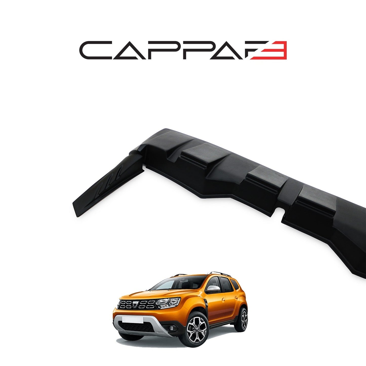 Dacia Duster 2018 - 2022 Rear Bumper Sill Protector 3pcs