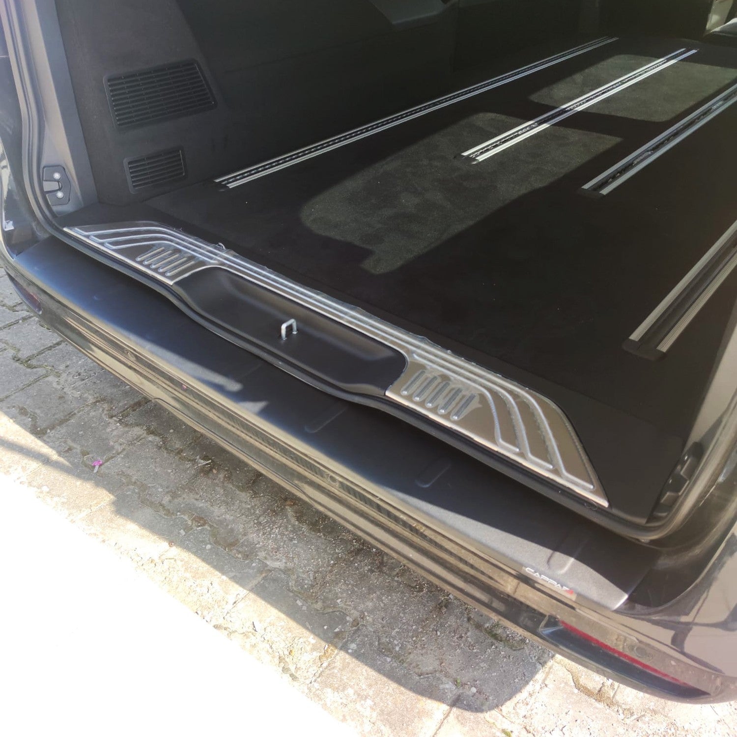 Mercedes V-Class 2019 Onwards Rear Bumper Sill Protector Matt