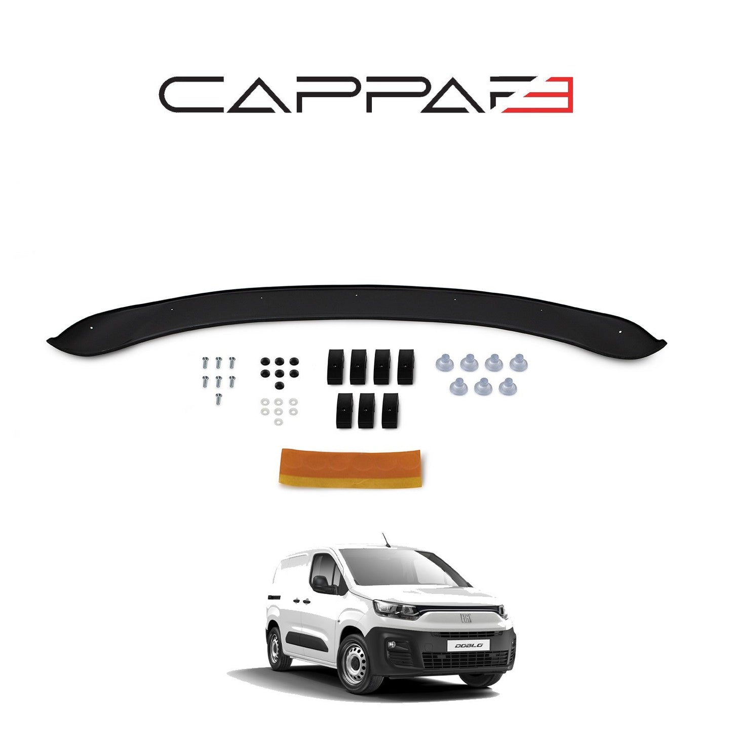 Fiat Doblo 2023 Onwards Bonnet Deflector 3mm