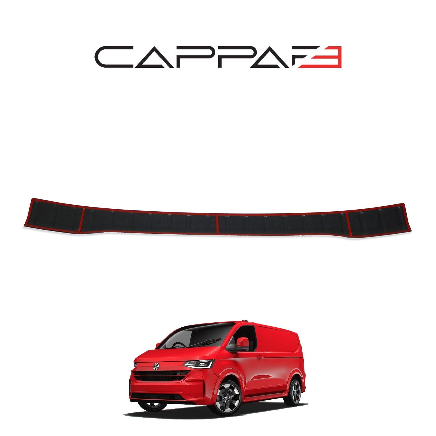 Volkswagen Transporter T7 2022 Onwards Rear Bumper Sill Protector Matt
