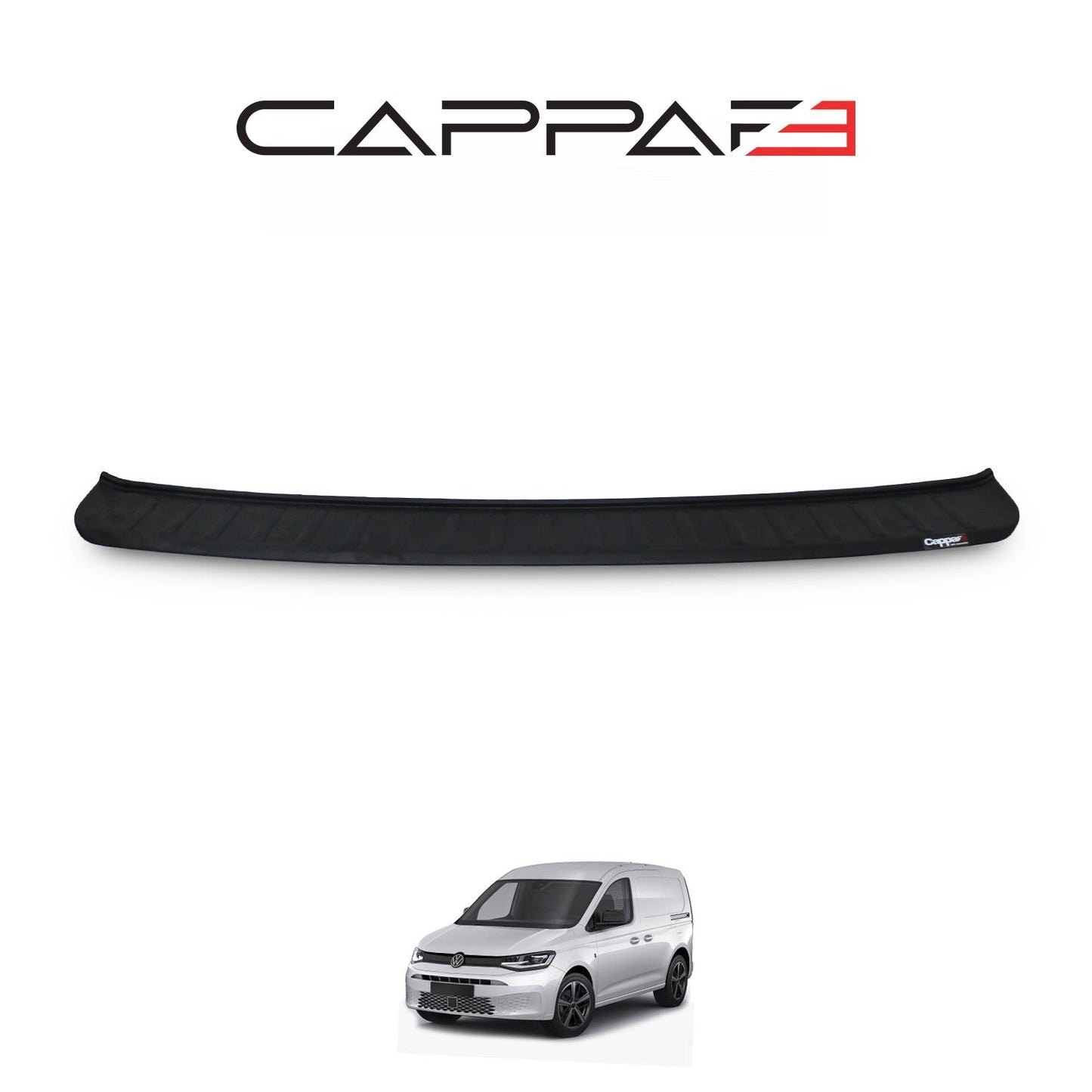 Volkswagen Caddy 2021 Onwards Rear Bumper Sill Protector Matt