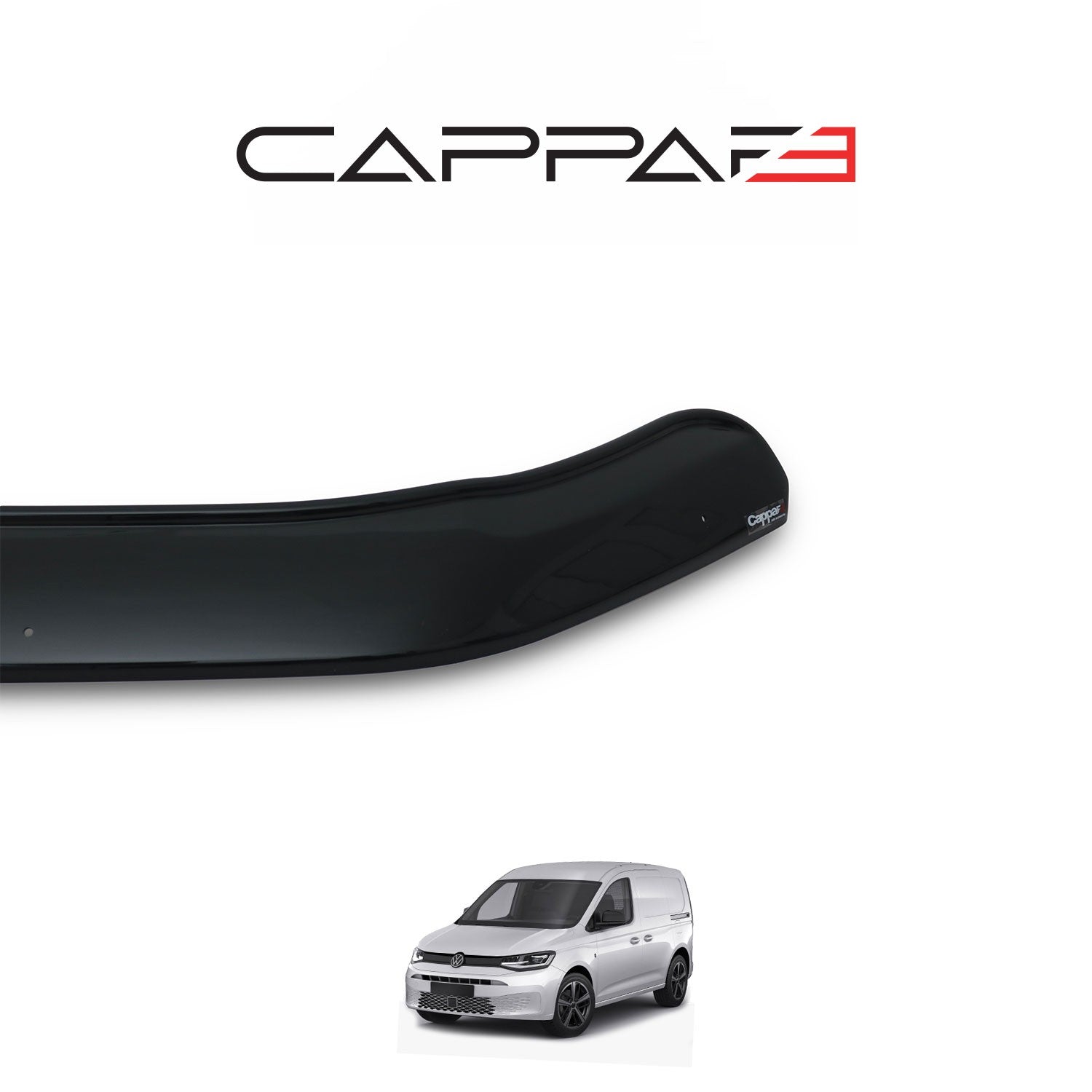 Volkswagen Caddy 2021 Onwards Bonnet Deflector 4mm