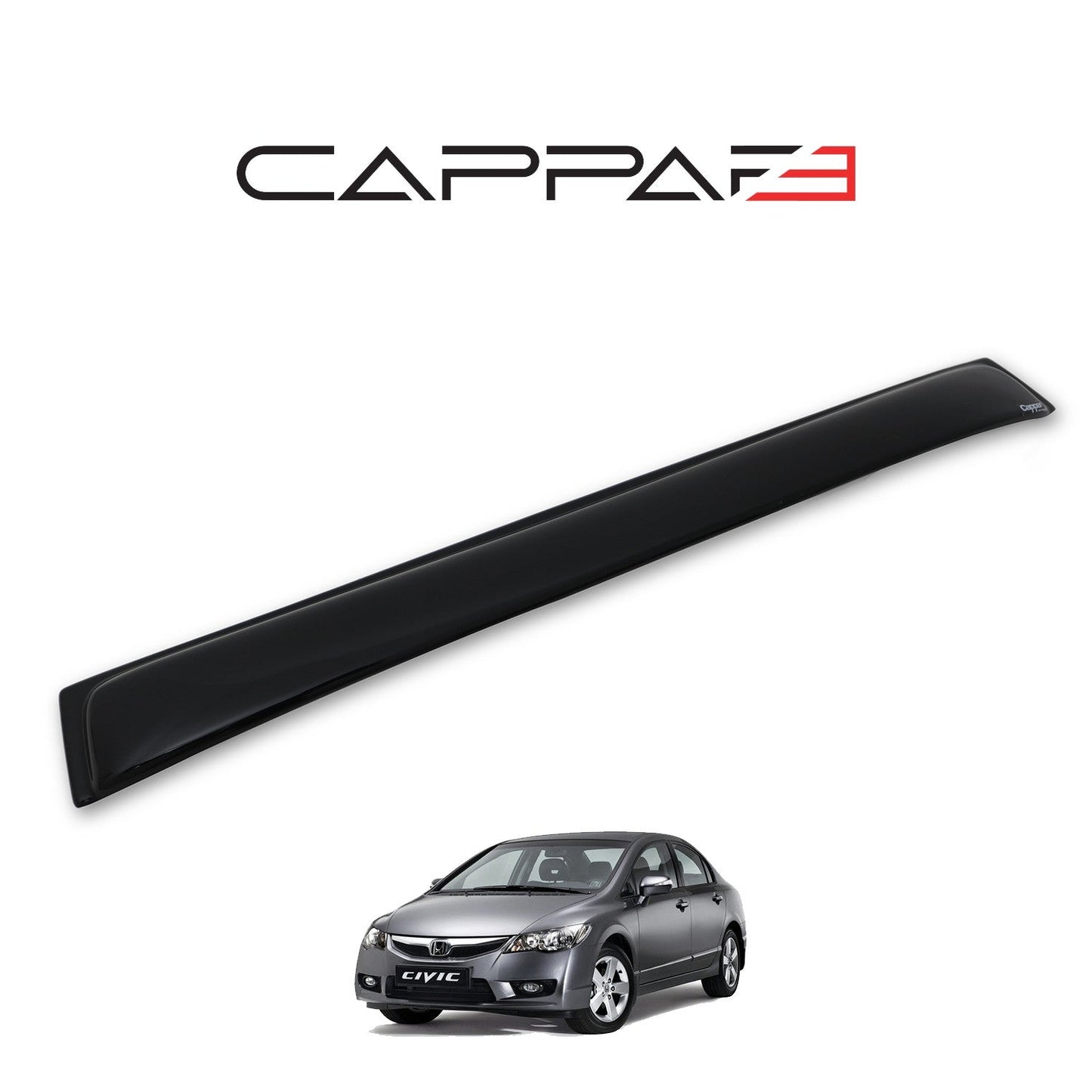 Honda Civic 2006 - 2012 Rear Window Spoiler