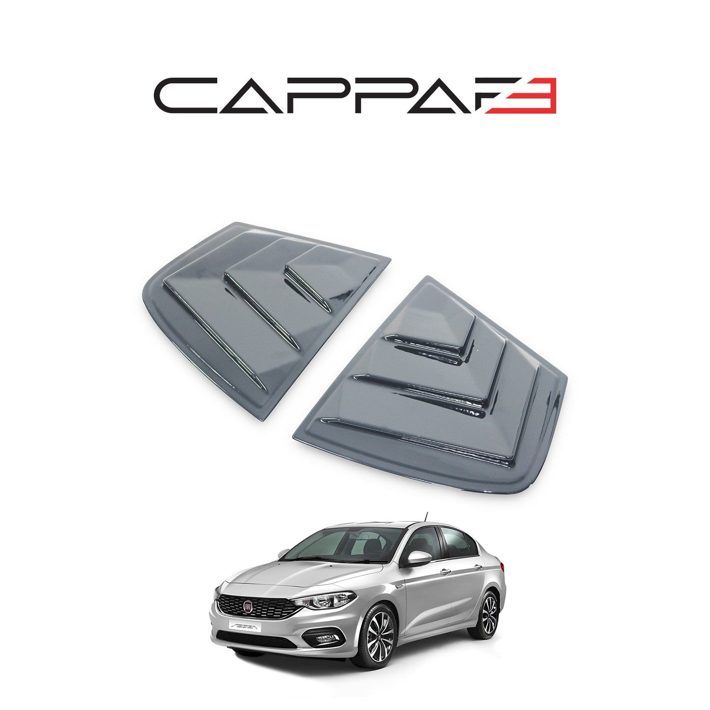 Fiat Egea 2015 Onwards Quarter Window 2pcs