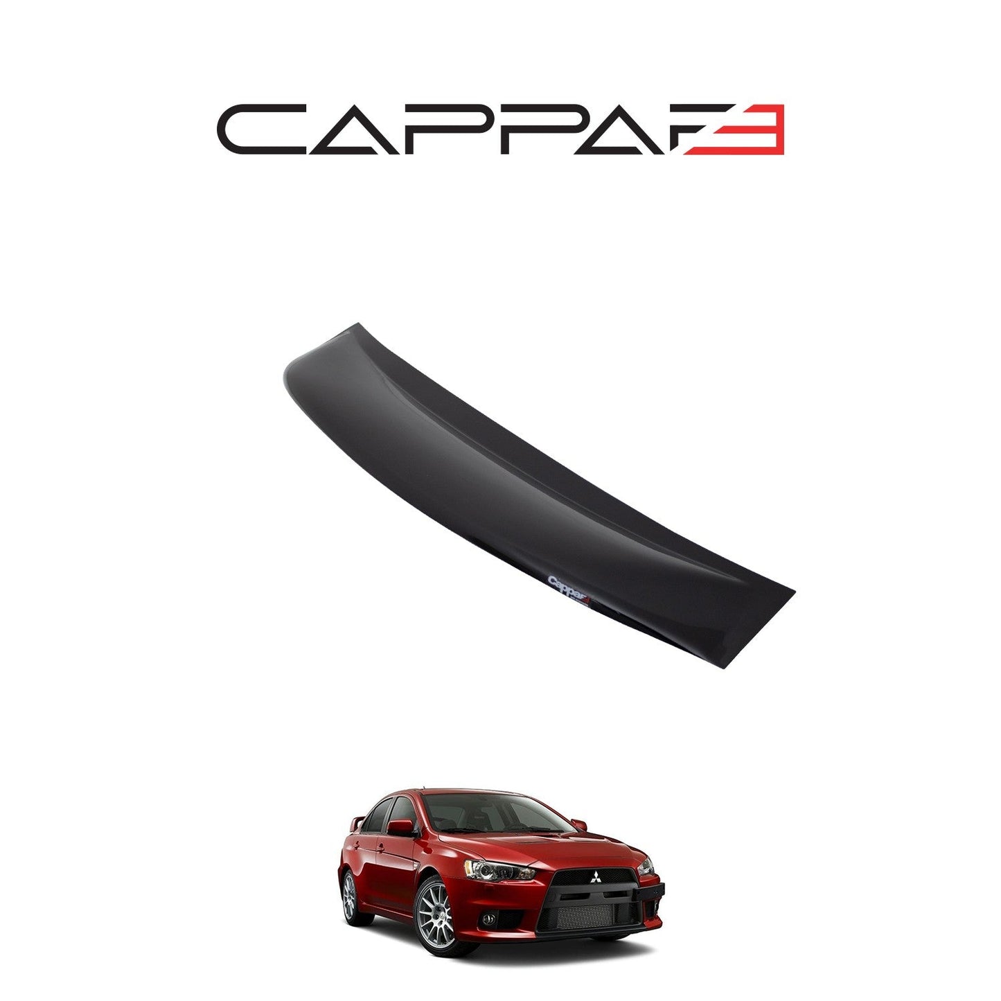 Mitsubishi Lancer 2007 - 2017 Rear Window Spoiler