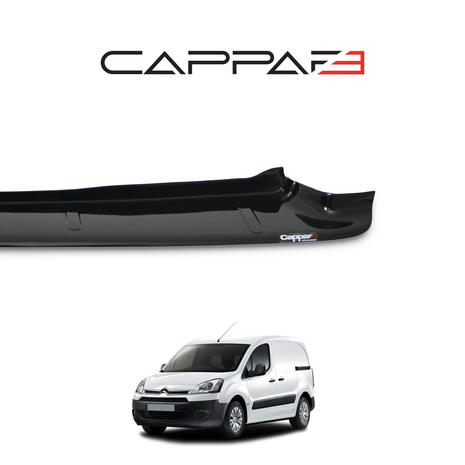 Citroen Berlingo 2009 - 2018 Rear Bumper Sill Protector Gloss