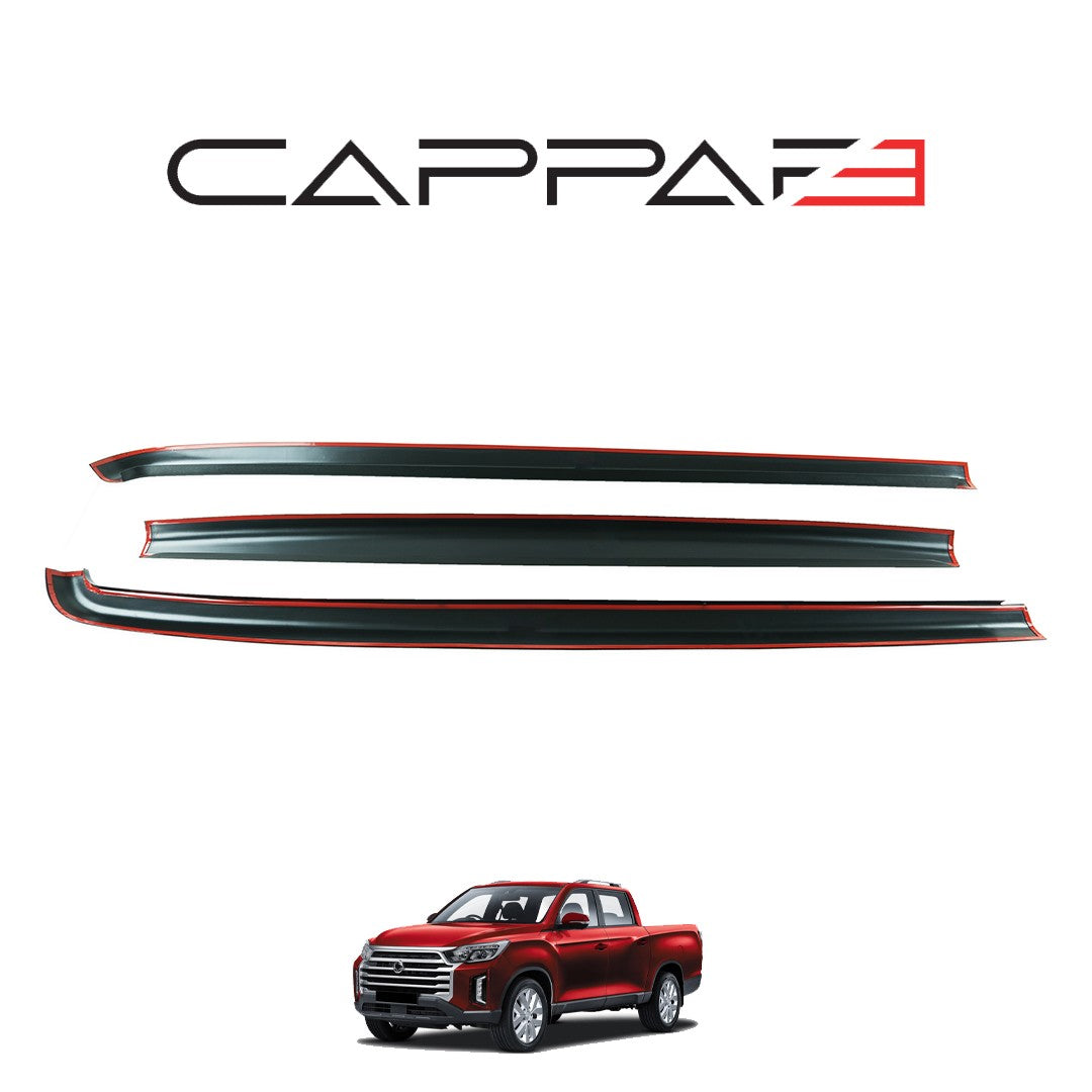 Ssangyong Musso 2021 Onwards Bed Rail Protector 3pcs