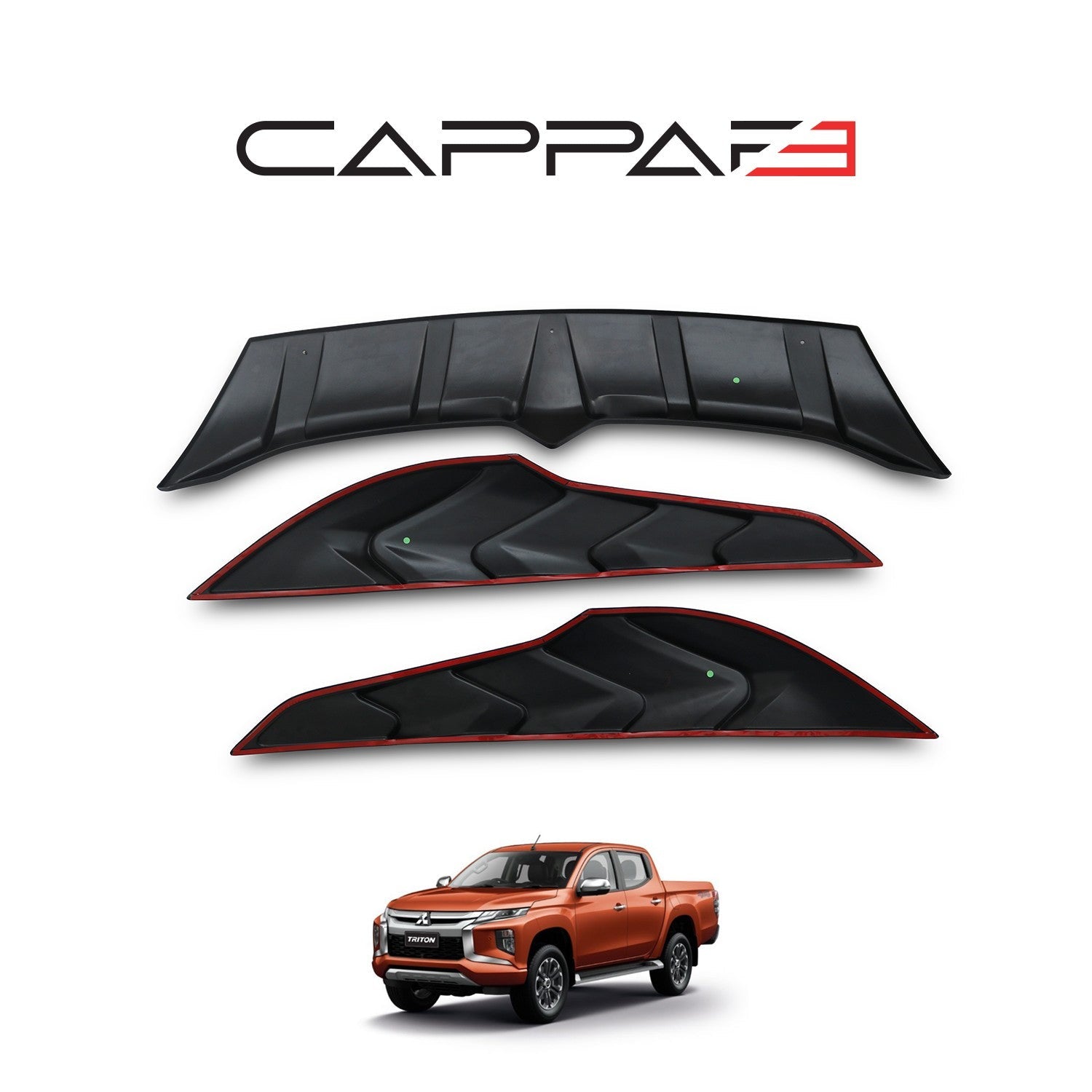 Mitsubishi L200 2019 Onwards Dragon Pack 3pcs