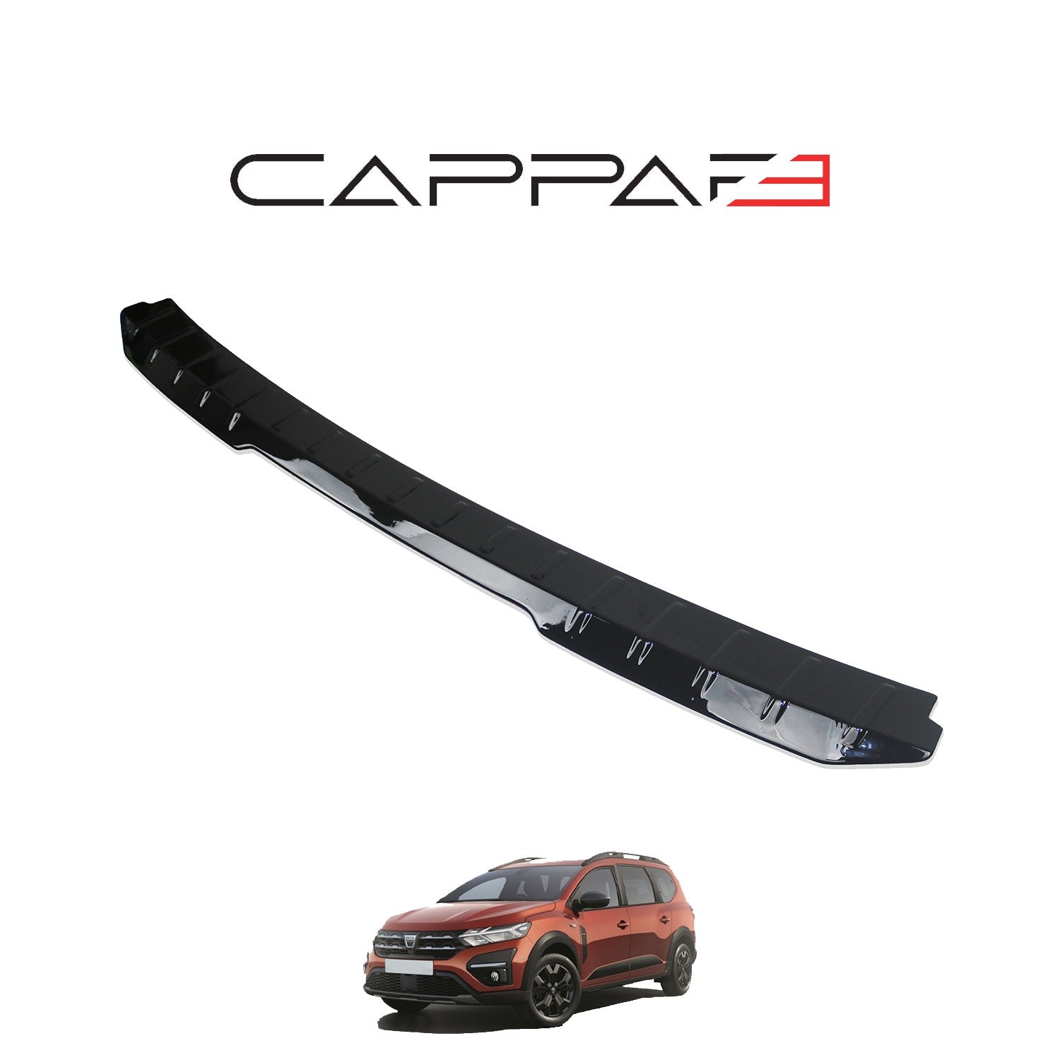 Dacia Jogger 2022 Onwards Rear Bumper Sill Protector Gloss
