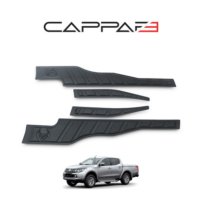 Mitsubishi L200 2015 - 2019 Rear Bumper Sill Protector 4pcs