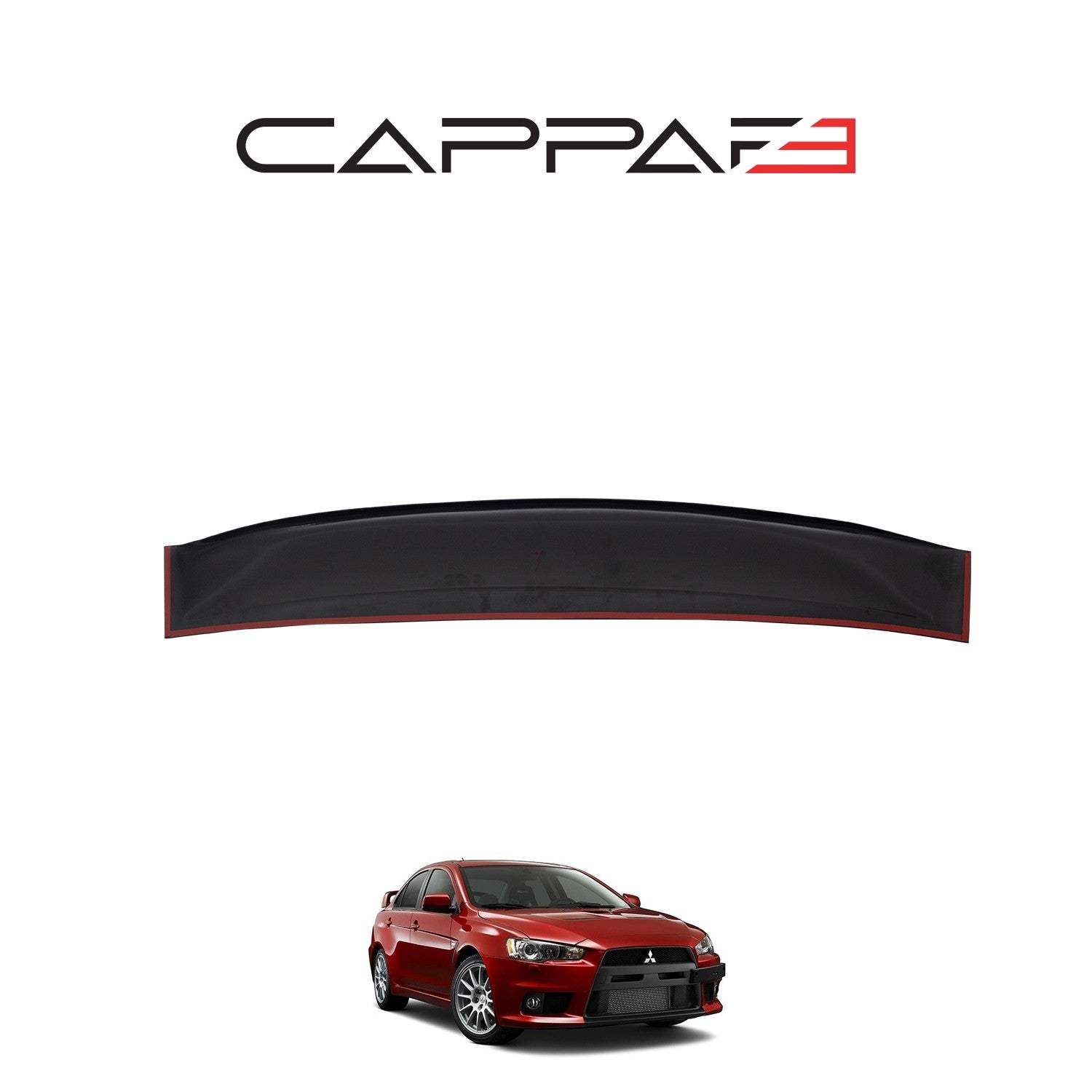 Mitsubishi Lancer 2007 - 2017 Rear Window Spoiler