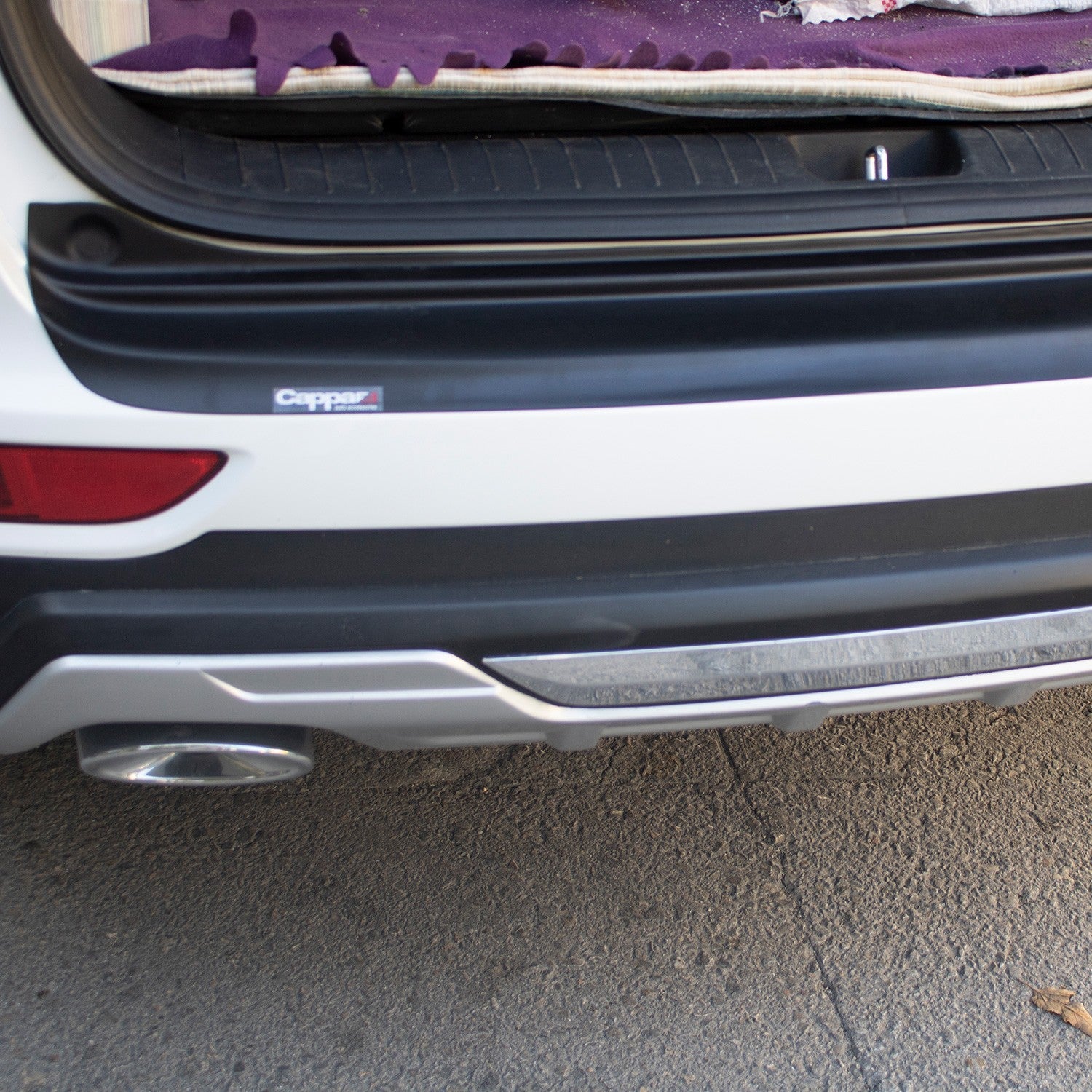 Kia Sportage 2016 - 2019 Rear Bumper Sill Protector Matt