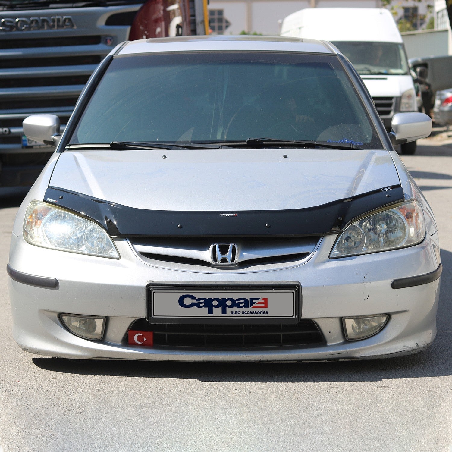 Honda Civic 2001 - 2006 Rear Bumper Sill Protector 4mm