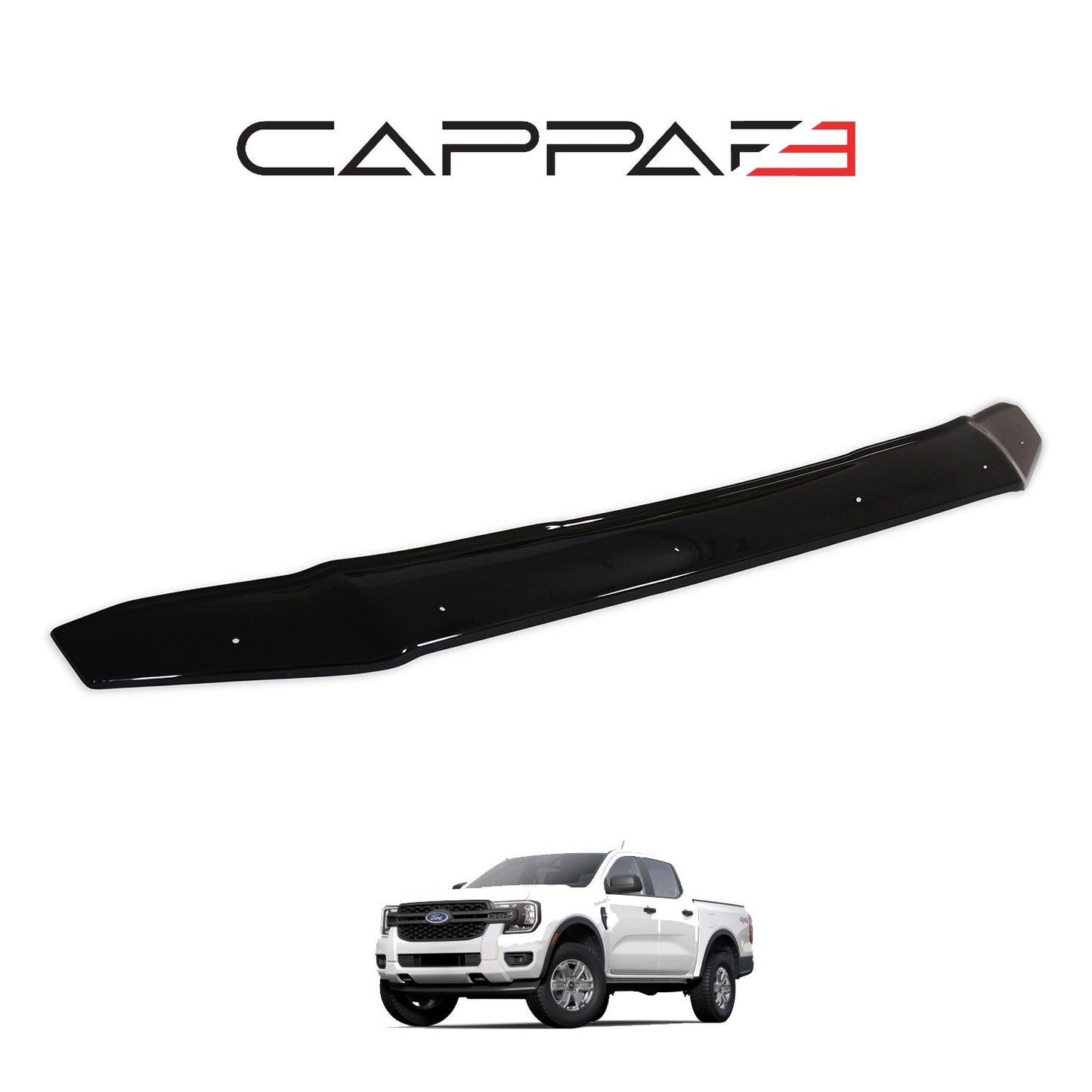 Ford Ranger 2023 Onwards Bonnet Deflector 4mm