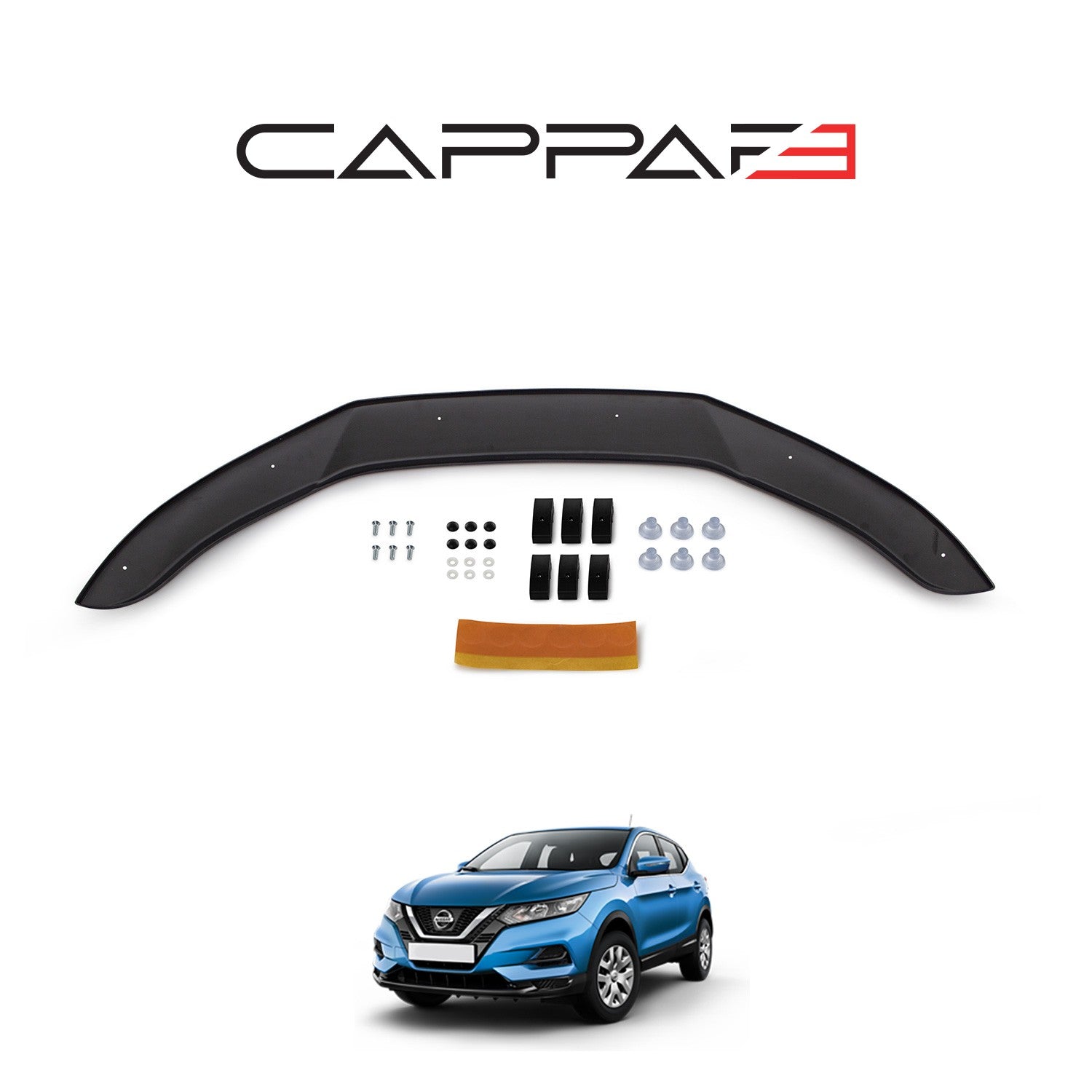 Nissan Qashqai 2017 - 2021 Bonnet Deflector 3mm