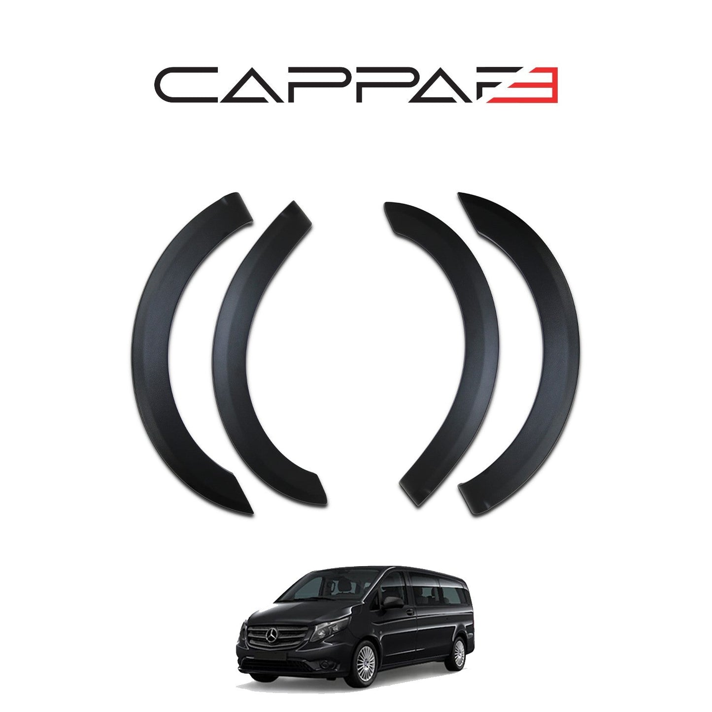 Mercedes Vito 2015 - 2020 Fender Flares 8pcs