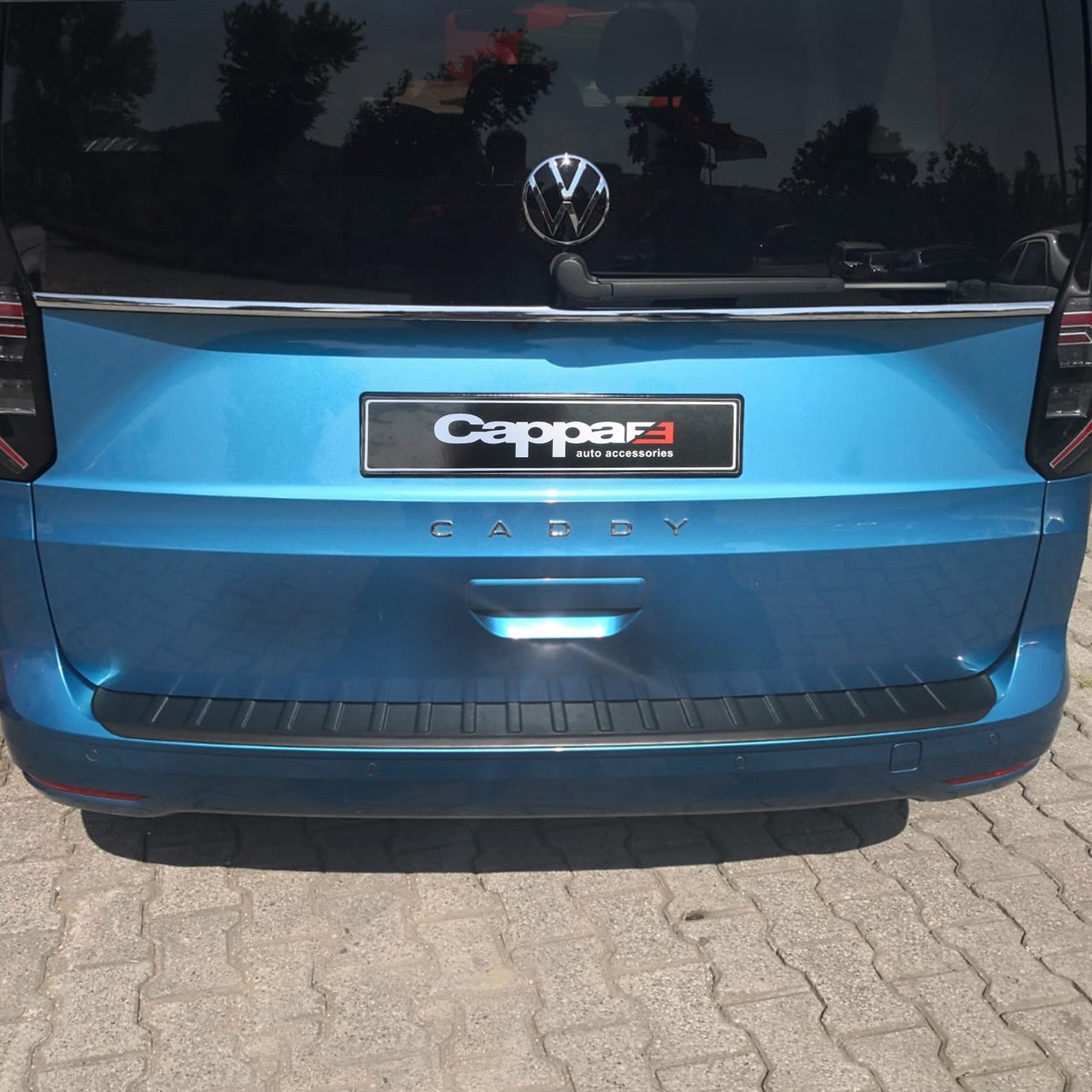 Volkswagen Caddy 2021 Onwards Rear Bumper Sill Protector Matt