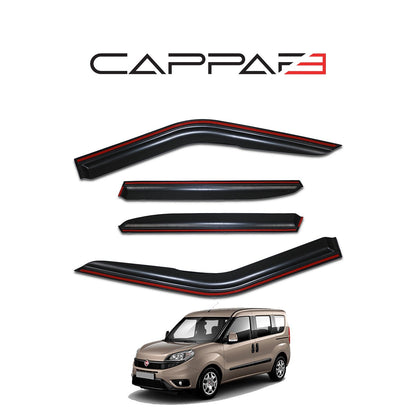 Fiat Doblo 2015 - 2022 Window Wind Deflectors 4pcs